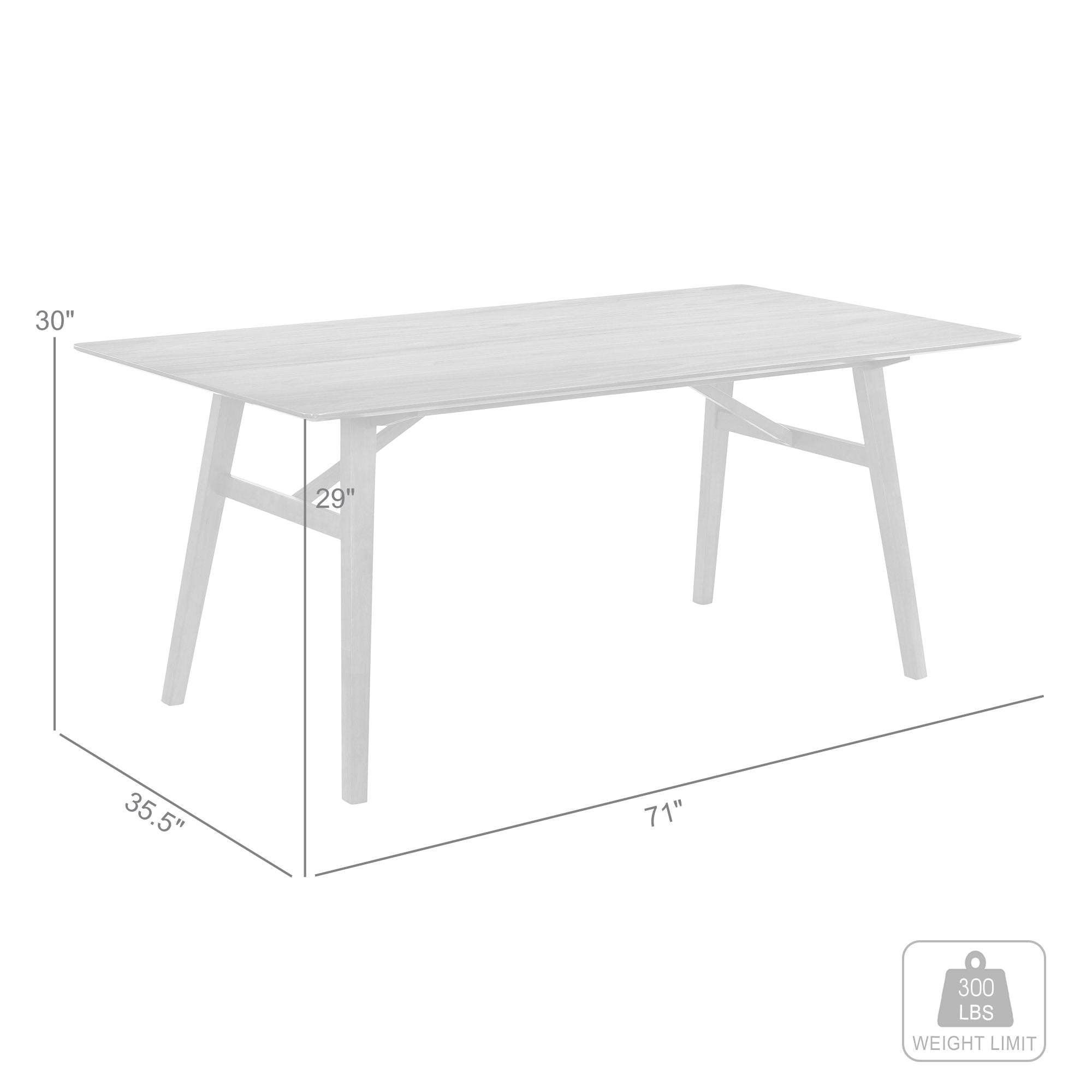 Channell - Wood Dining Table