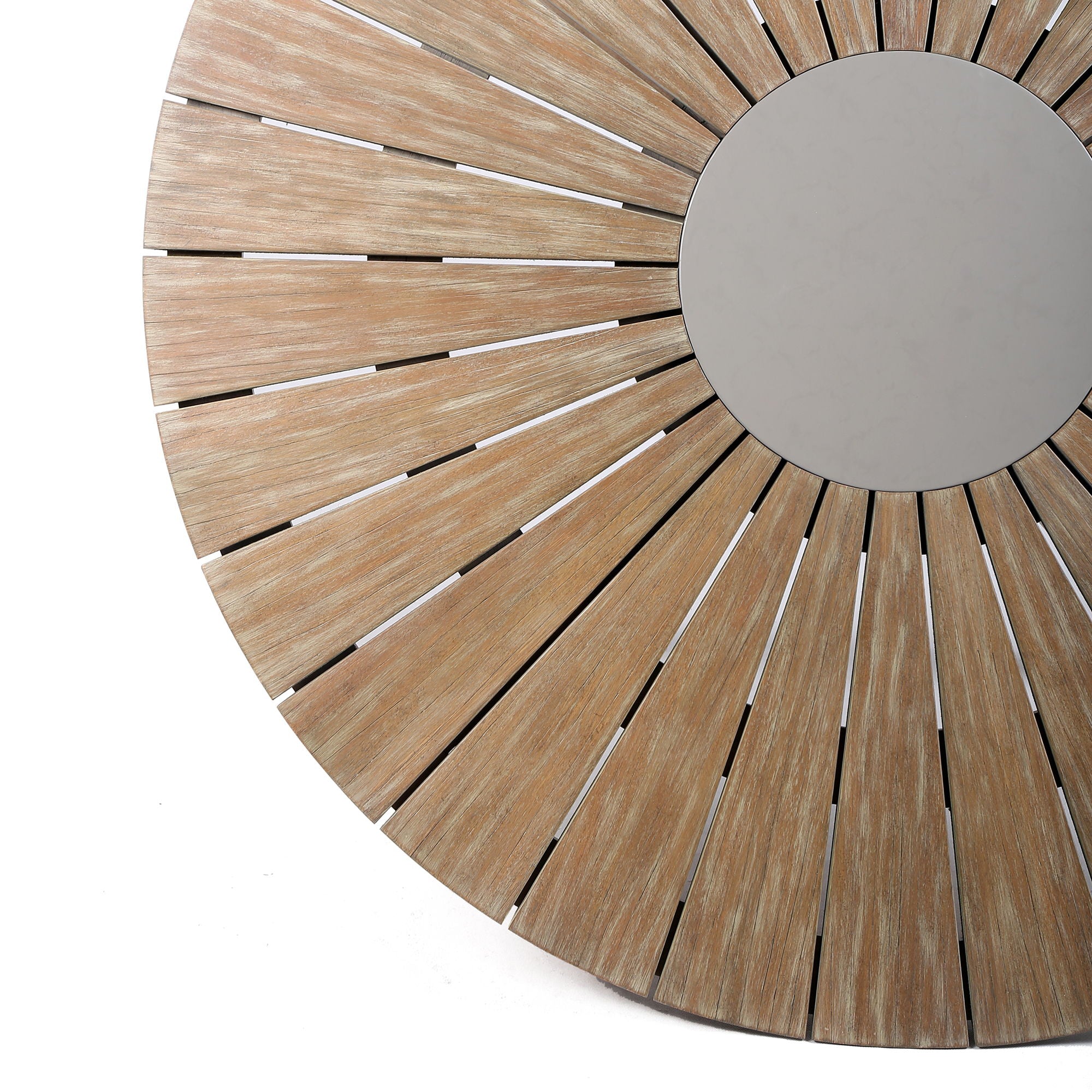 Oasis Tutti Frutti - 5 Piece Outdoor Patio Round Dining Set - Eucalyptus / Truffle