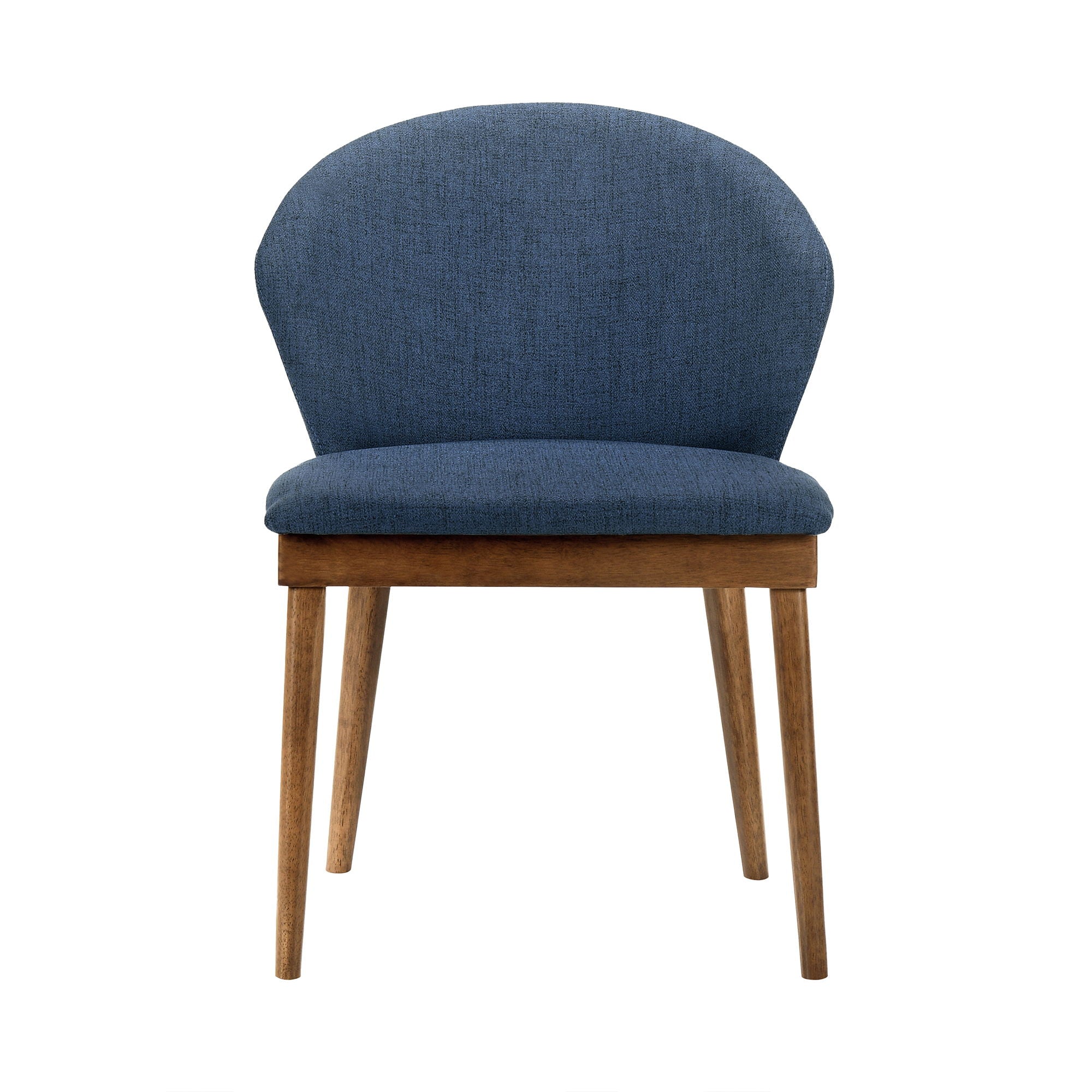 Juno - Dining Side Chairs (Set of 2) - Blue / Walnut