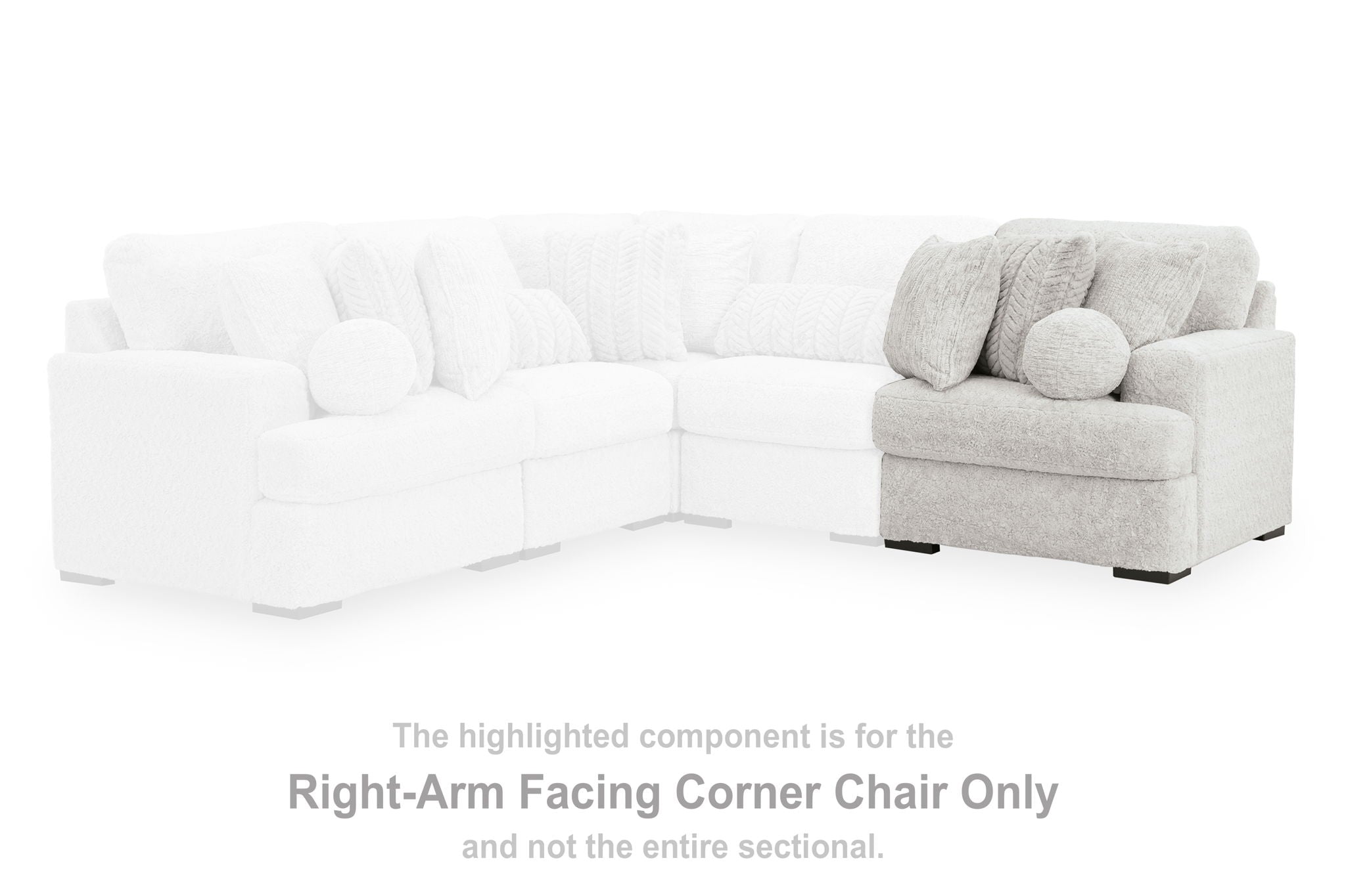 Cuddle Plush - RAF Corner Chair - Arctic