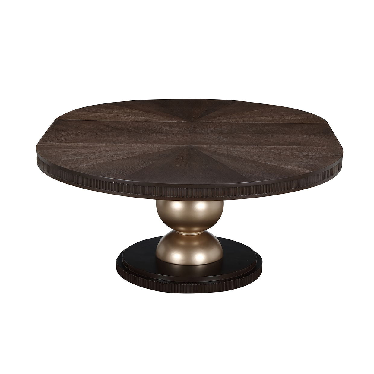 West Kensington - Oval Dining Table - Medium Espresso