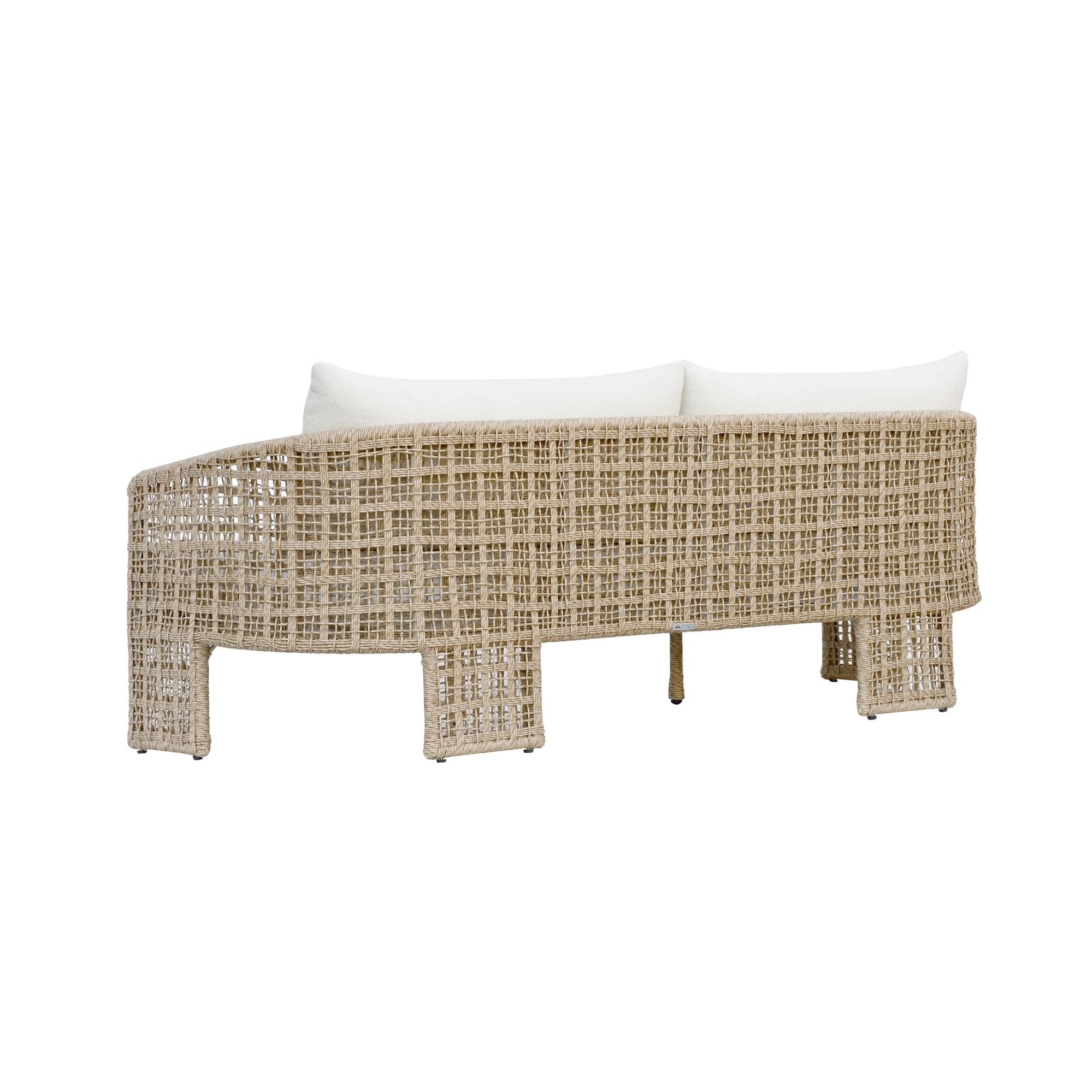 Driftbay - Outdoor Sofa - White / Natural