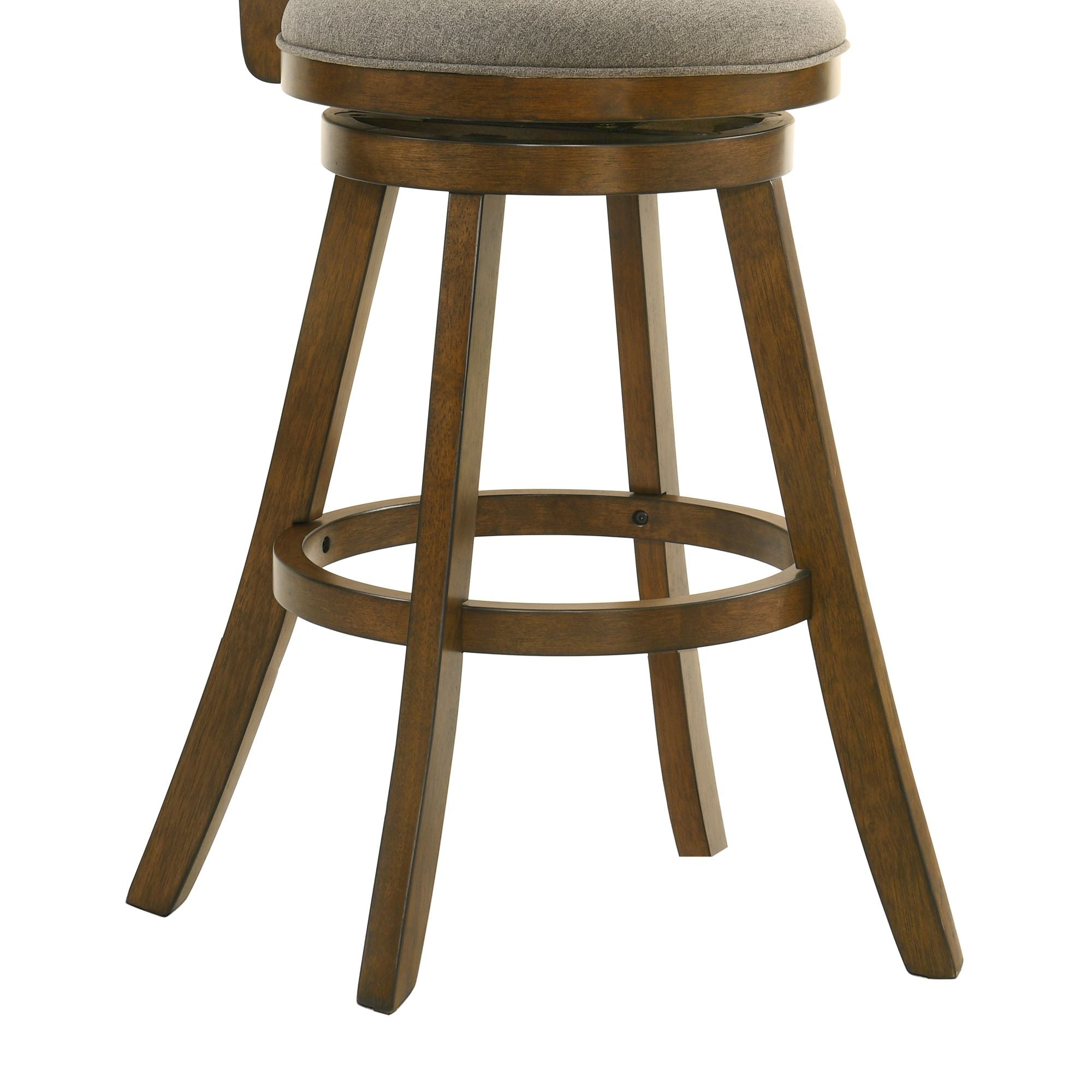 Aiden - Modern Farmhouse Swivel Wood Bar Height Kitchen Bar Stool