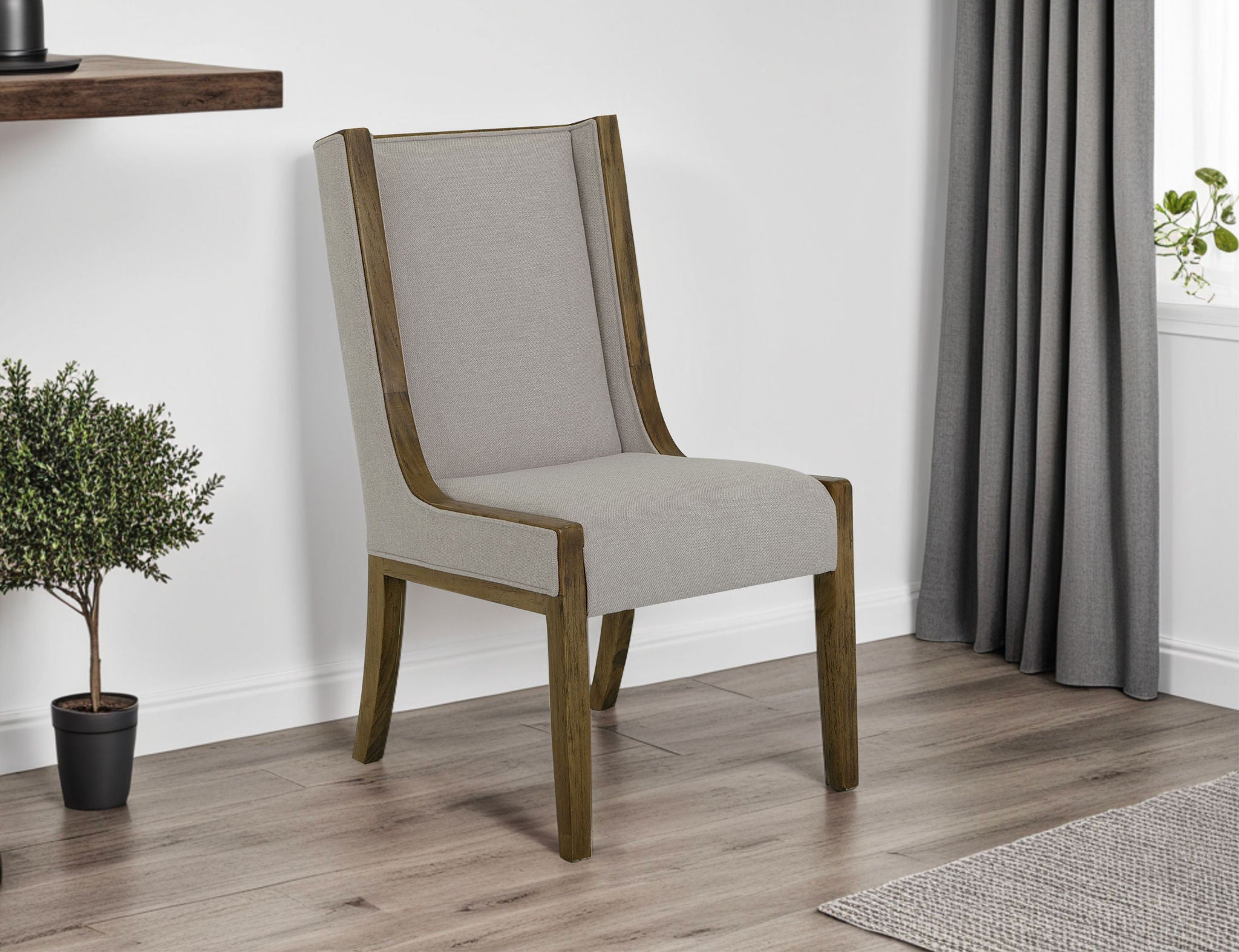 Balam - Upholstered Chair (Set of 2) - Ivory