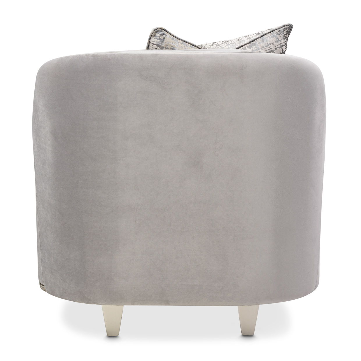 Roxbury Park - Velvet Matching Chair - Steel / Slate