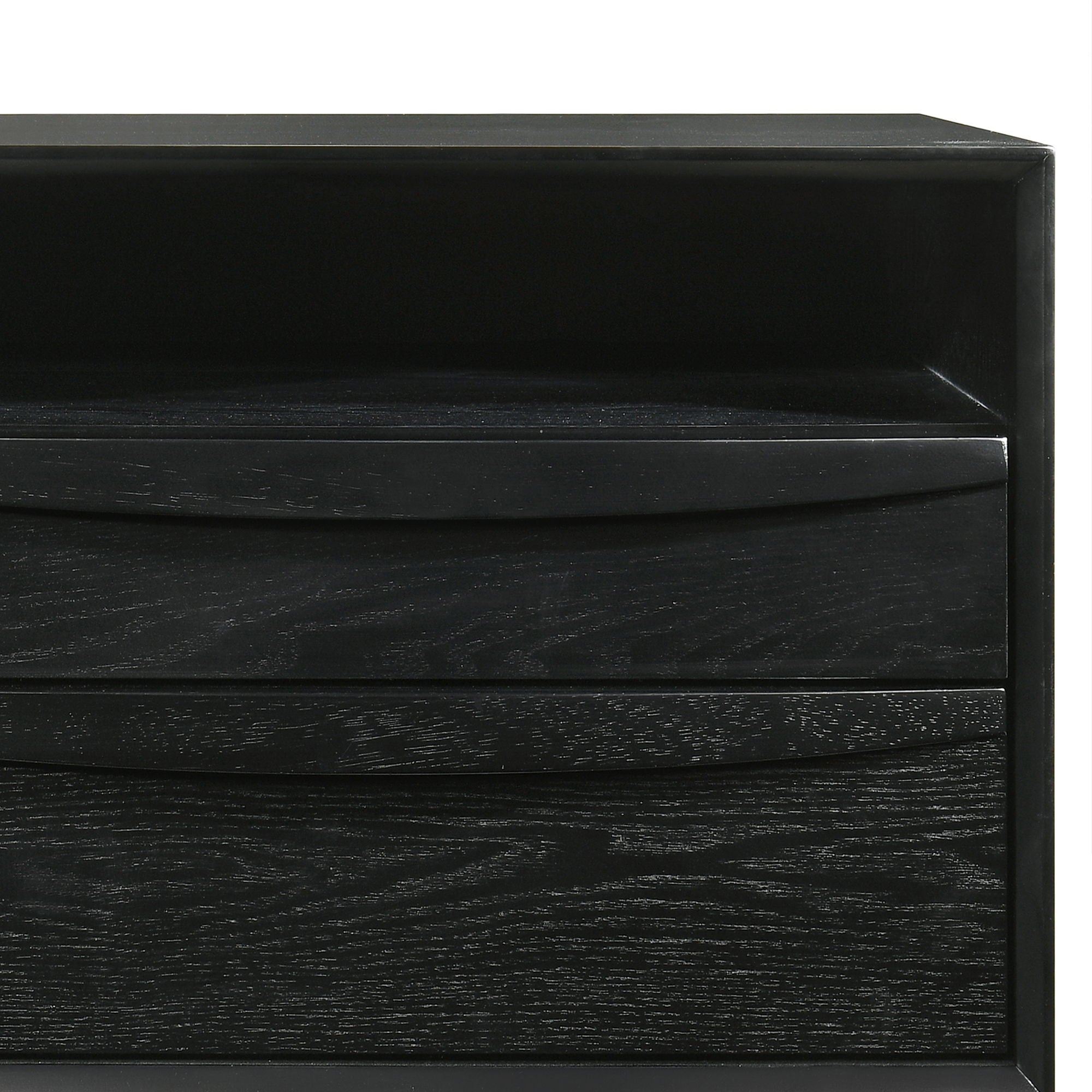 Artemio - 2 Drawer Wooden Nightstand With Shelf