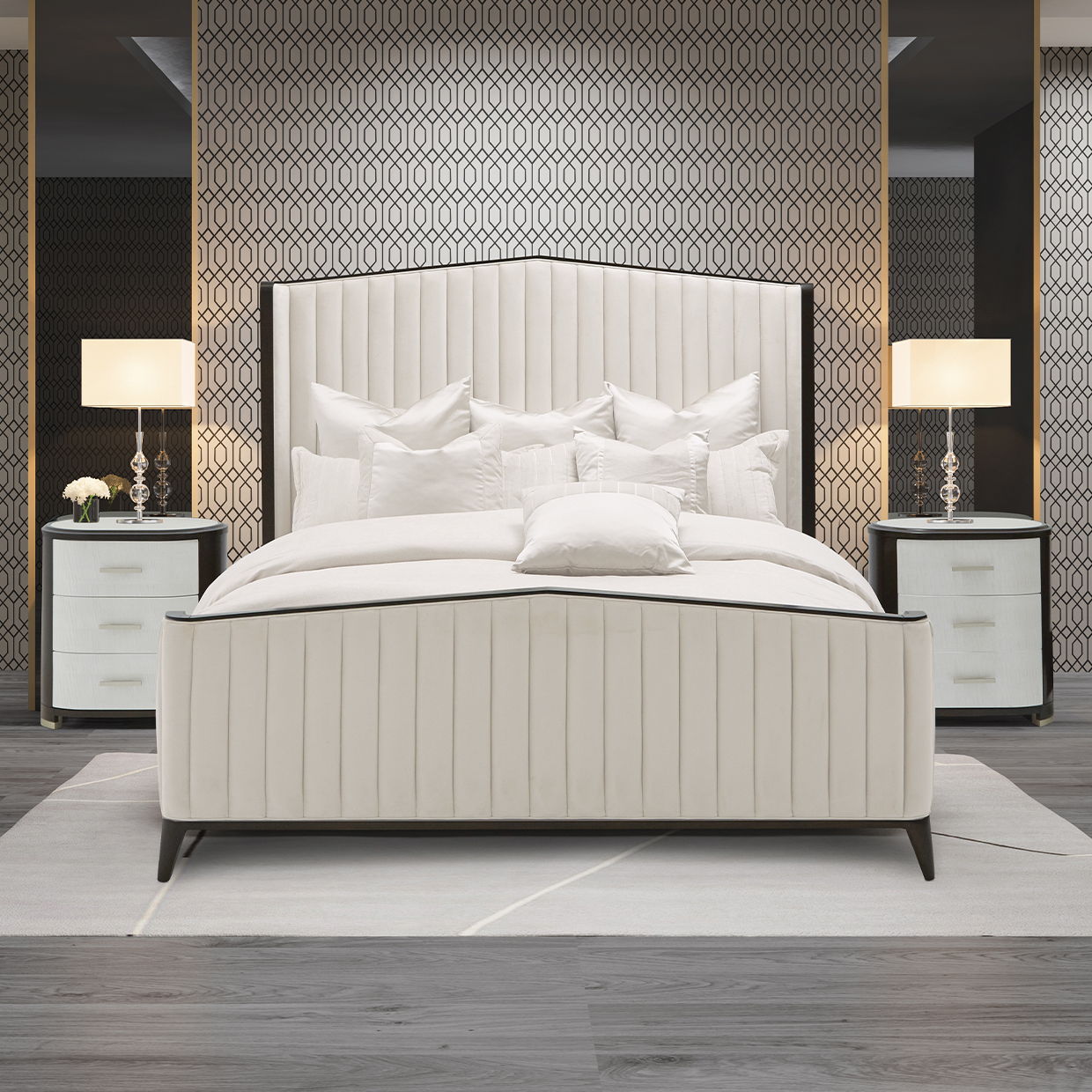 Paris Chic - Tufted Panel Bed
