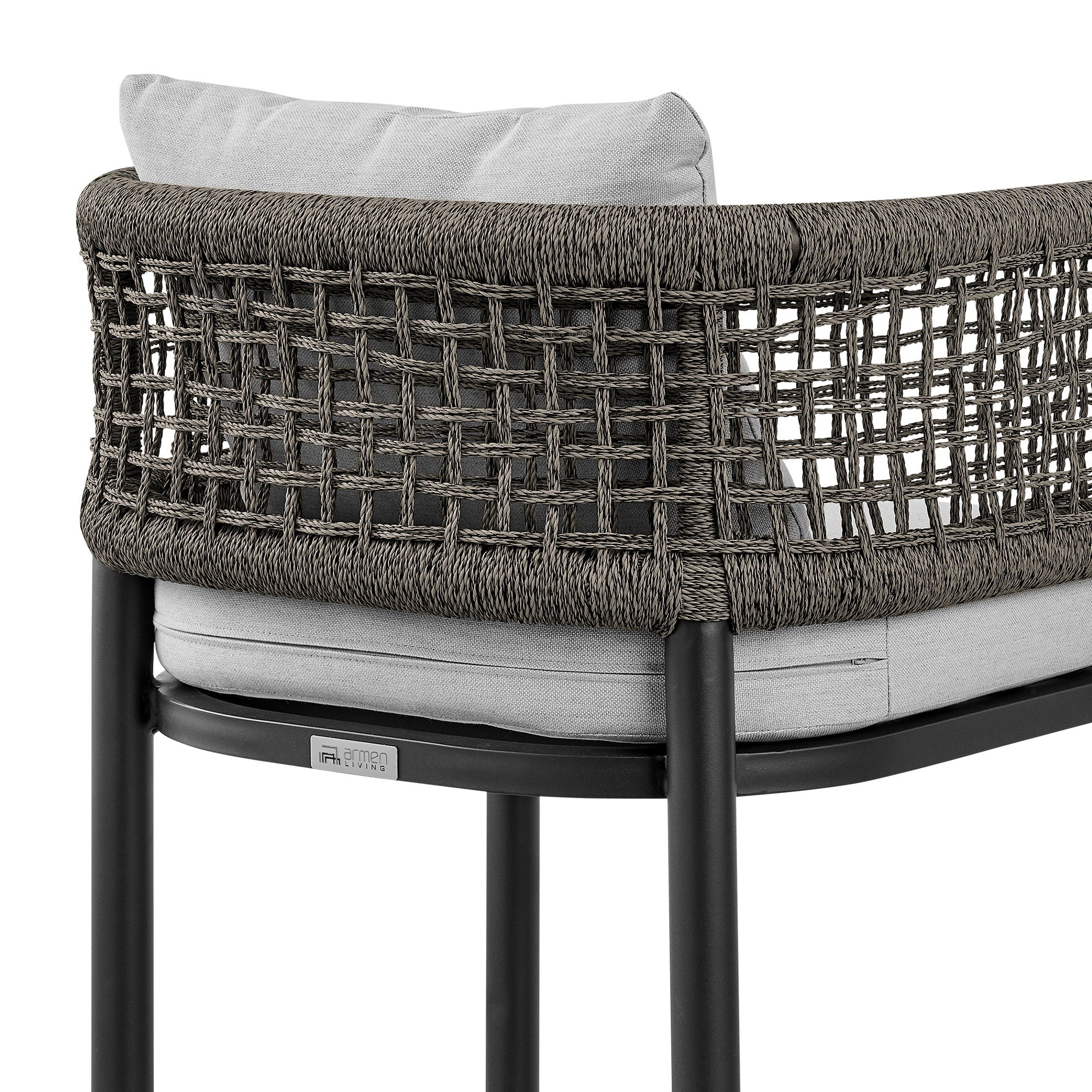 Alegria - Outdoor Patio Bar Stool With Cushions