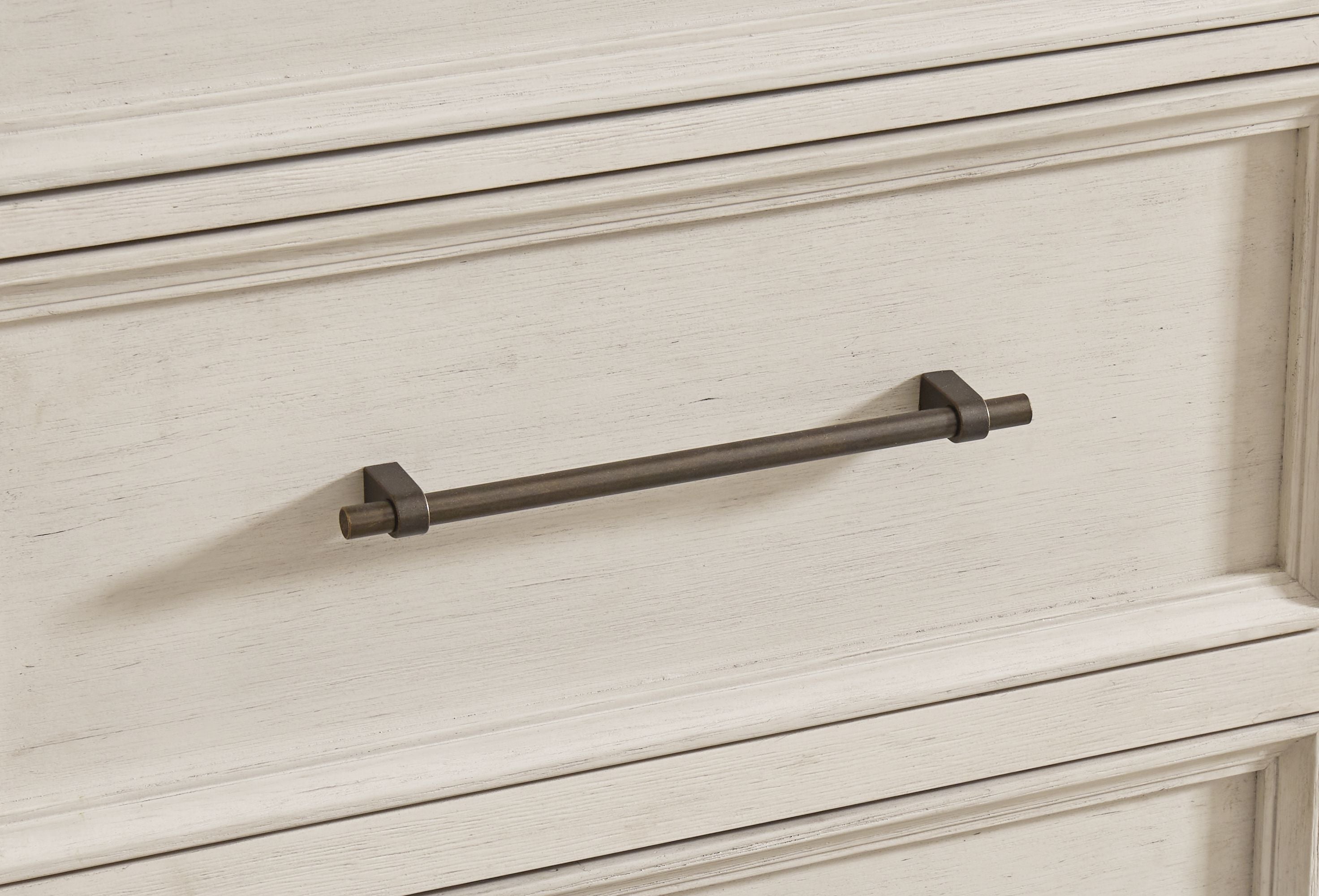 Shaybrock - Dresser And Mirror - Antique White / Brown