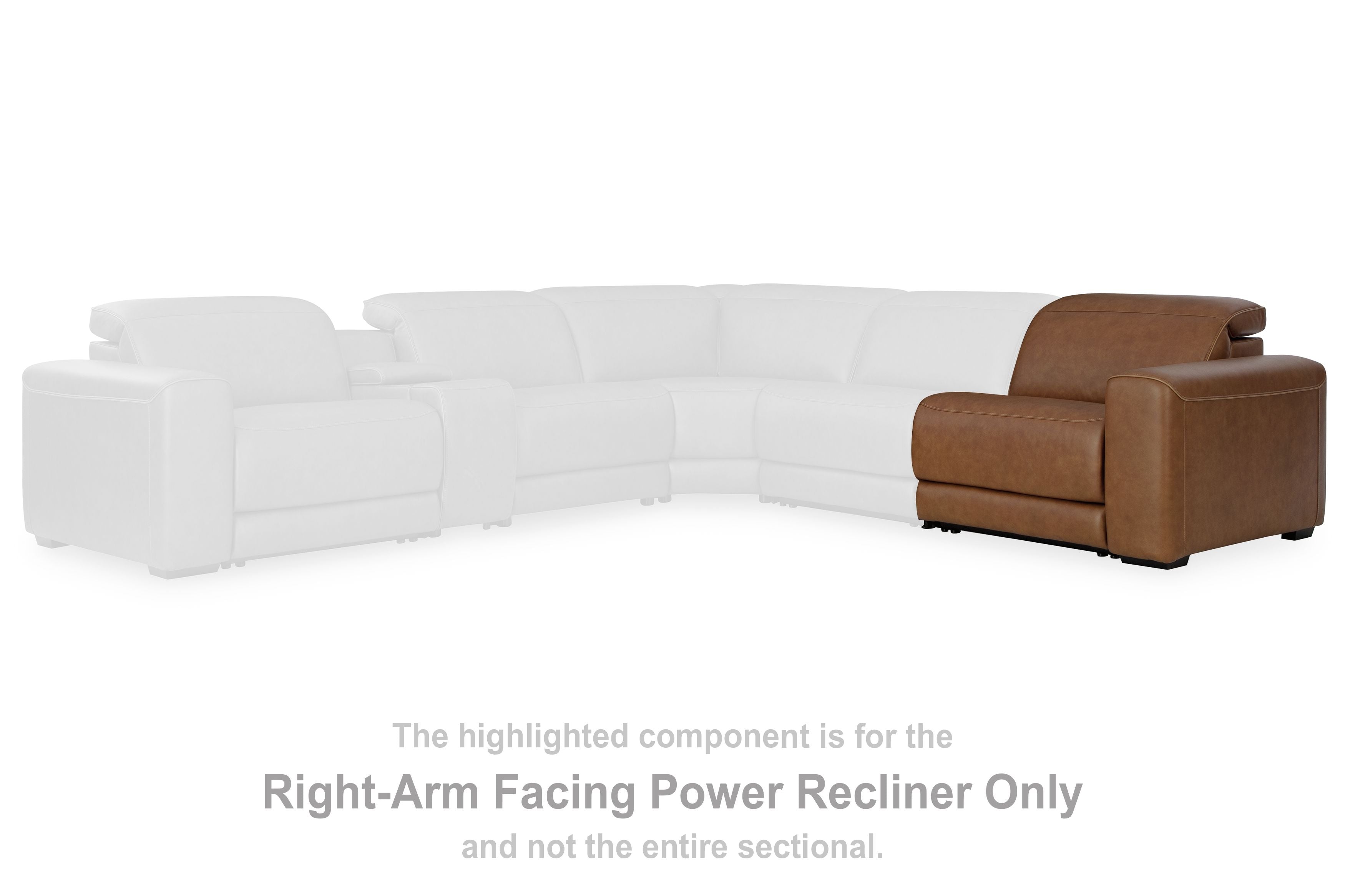 Magic Man - RAF Zero Wall Power Recliner - Caramel