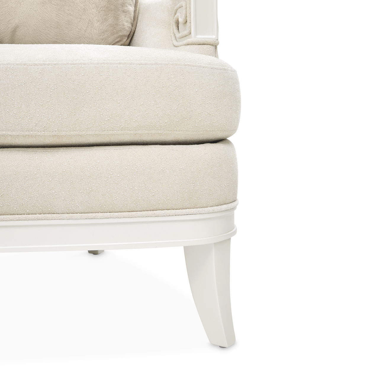 La Marisia - Chenille Sofa - Tranquil / Creamy Pearl