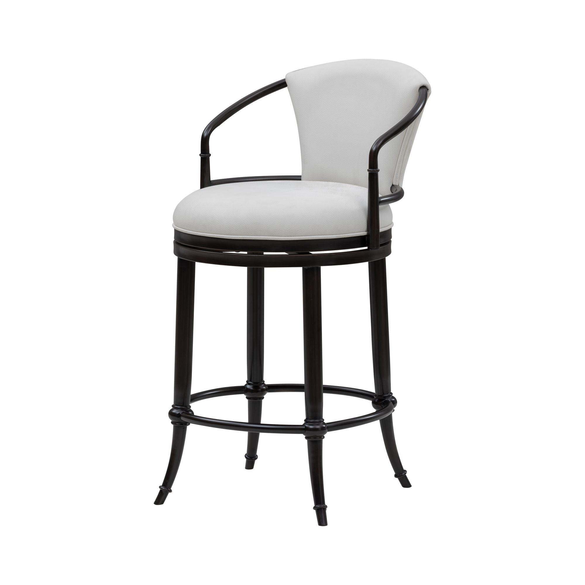 Otis - Upholstered Swivel Counter Height Barstool