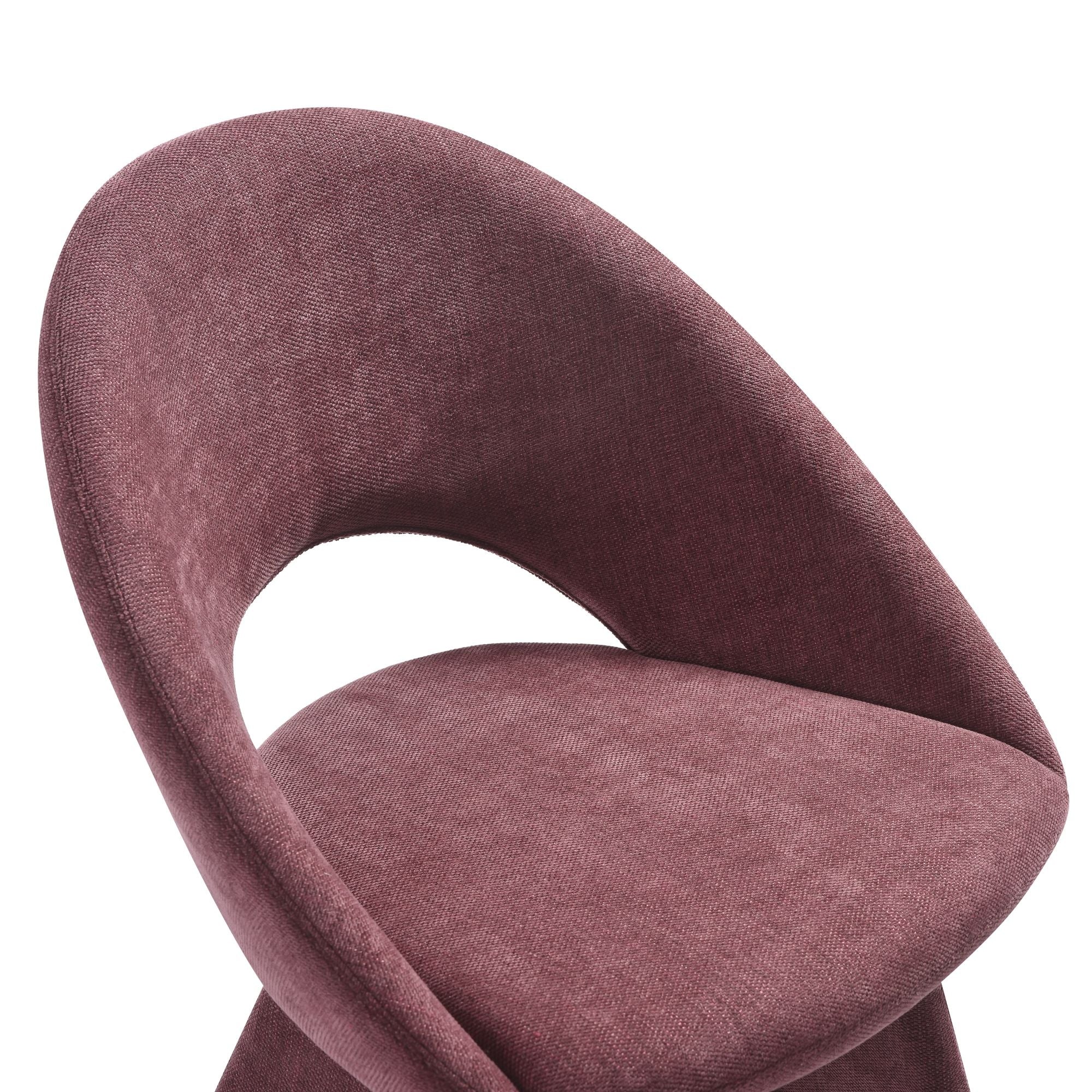 Angelina - Modern Curved Back Upholstered Dining Chair