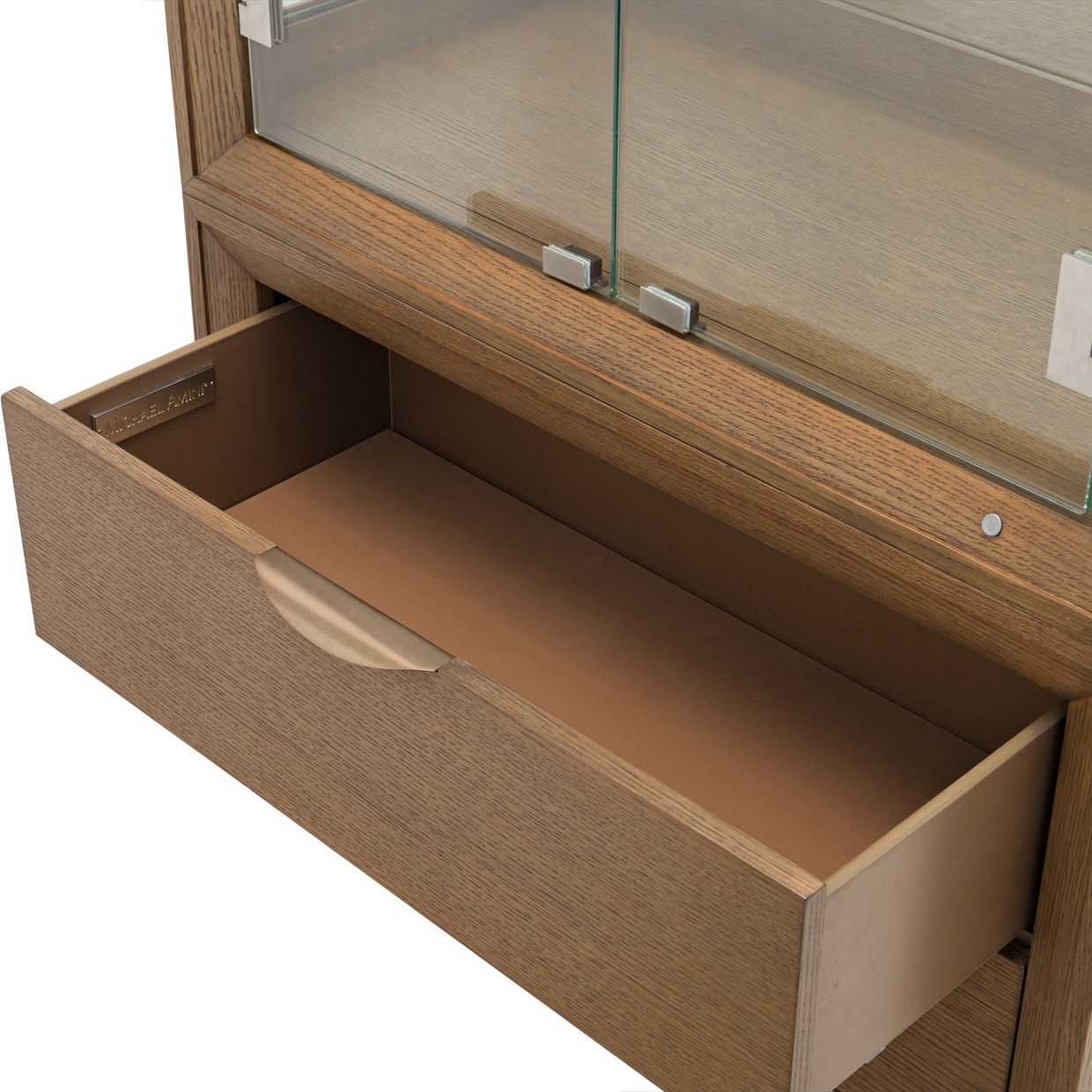 Portrait - Display Cabinet - Sienna Brown