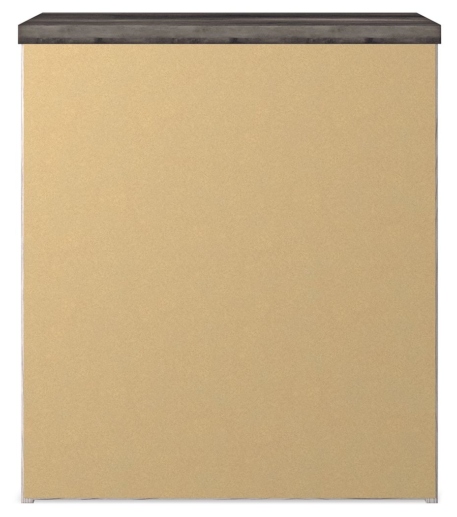 Gerridan - Two Drawer Night Stand - White / Gray