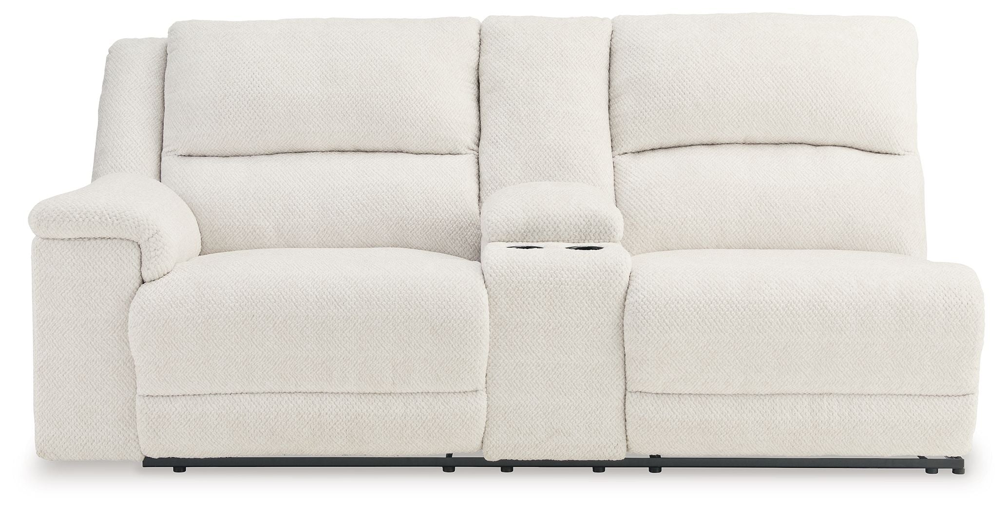 Keensburg - Laf Dbl Power Reclining Loveseat With Console - Linen