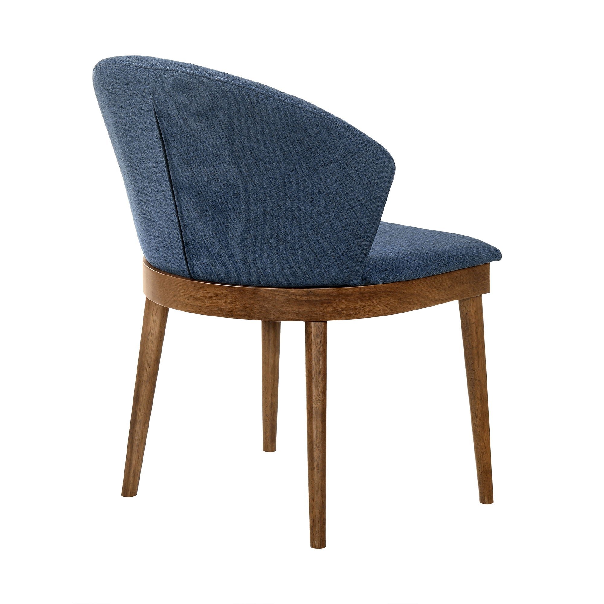Juno - Dining Side Chairs (Set of 2) - Blue / Walnut