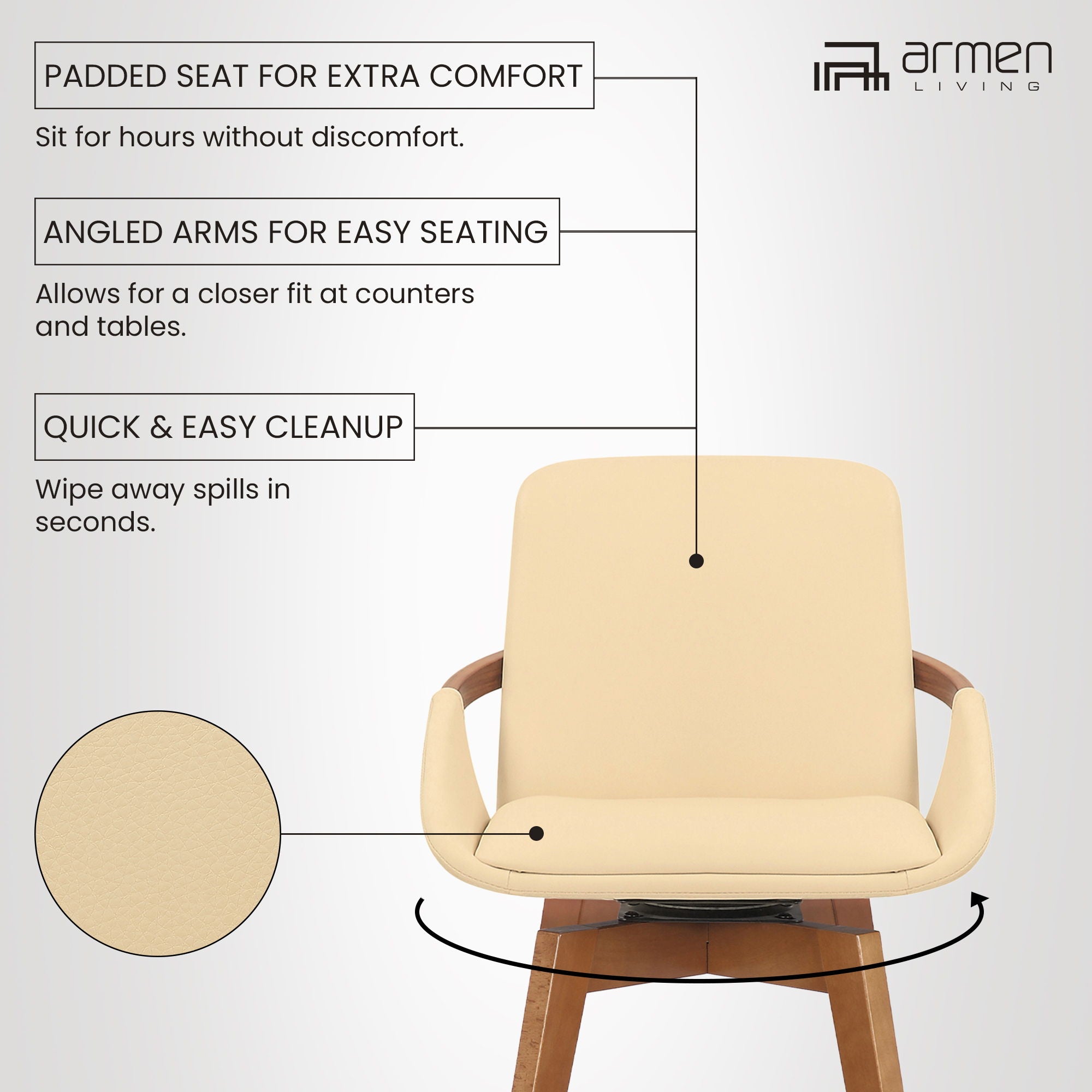 Baylor - Swivel Bar Stool