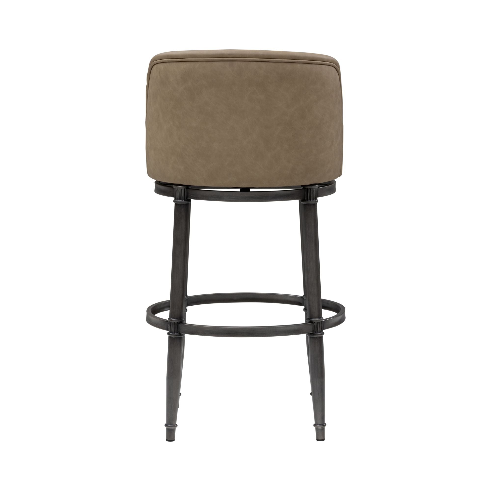 Eunice - Faux Leather Upholstered Swivel Barstool