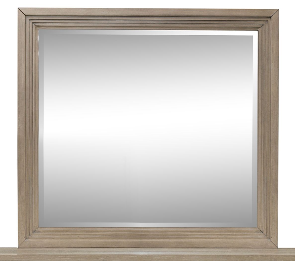 Vallardia - Bedroom Mirror - Light Grayish Brown