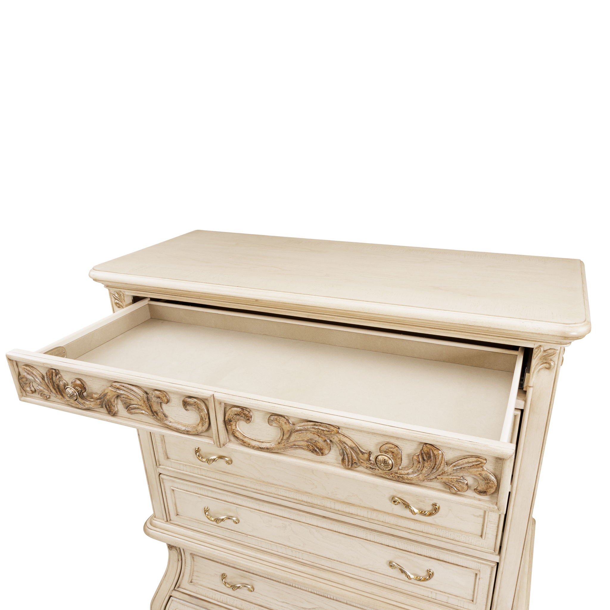 Platine de Royale - 6-Drawer Chest - Champagne