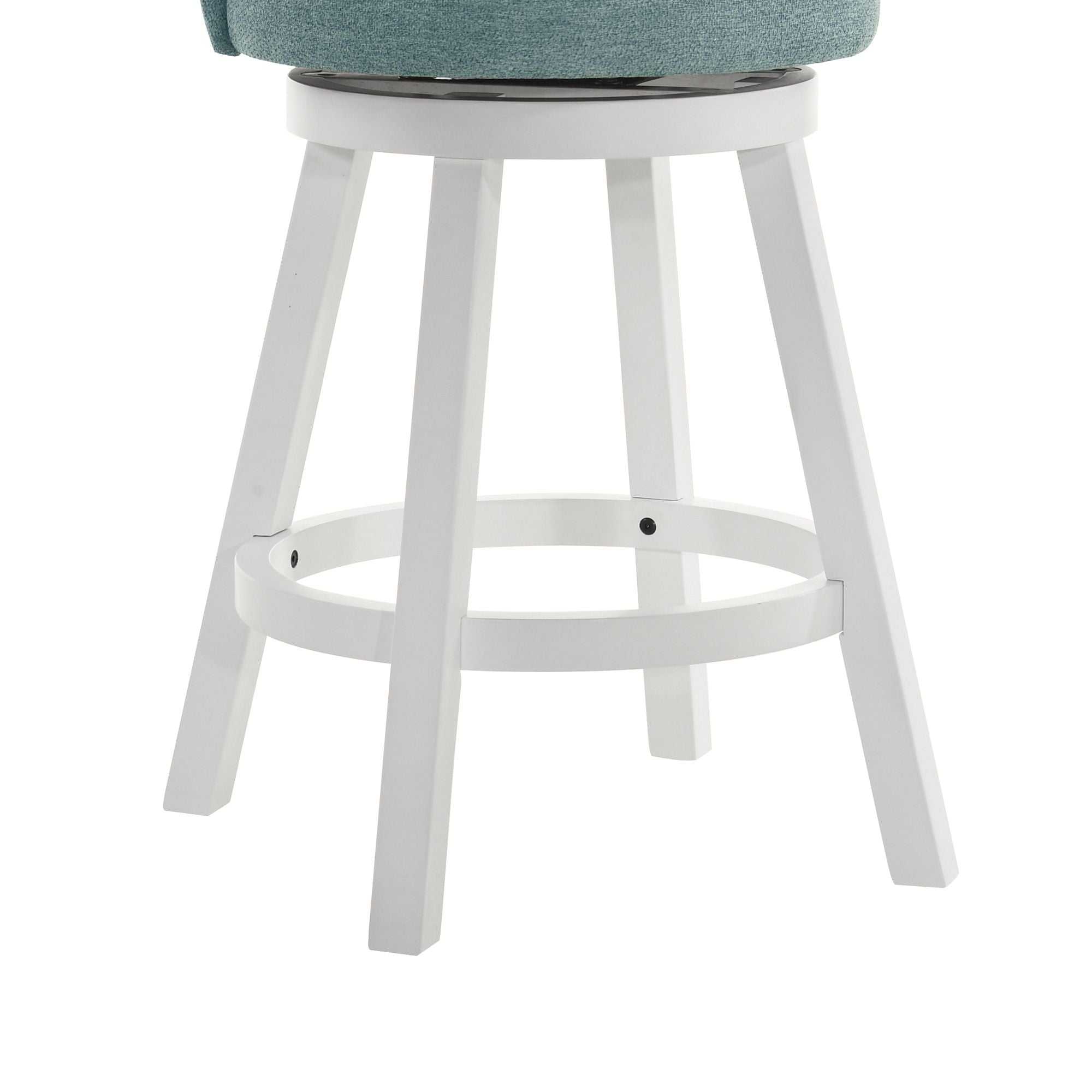 Erika - Modern Transitional Swivel Wood Counter Height Kitchen Bar Stool