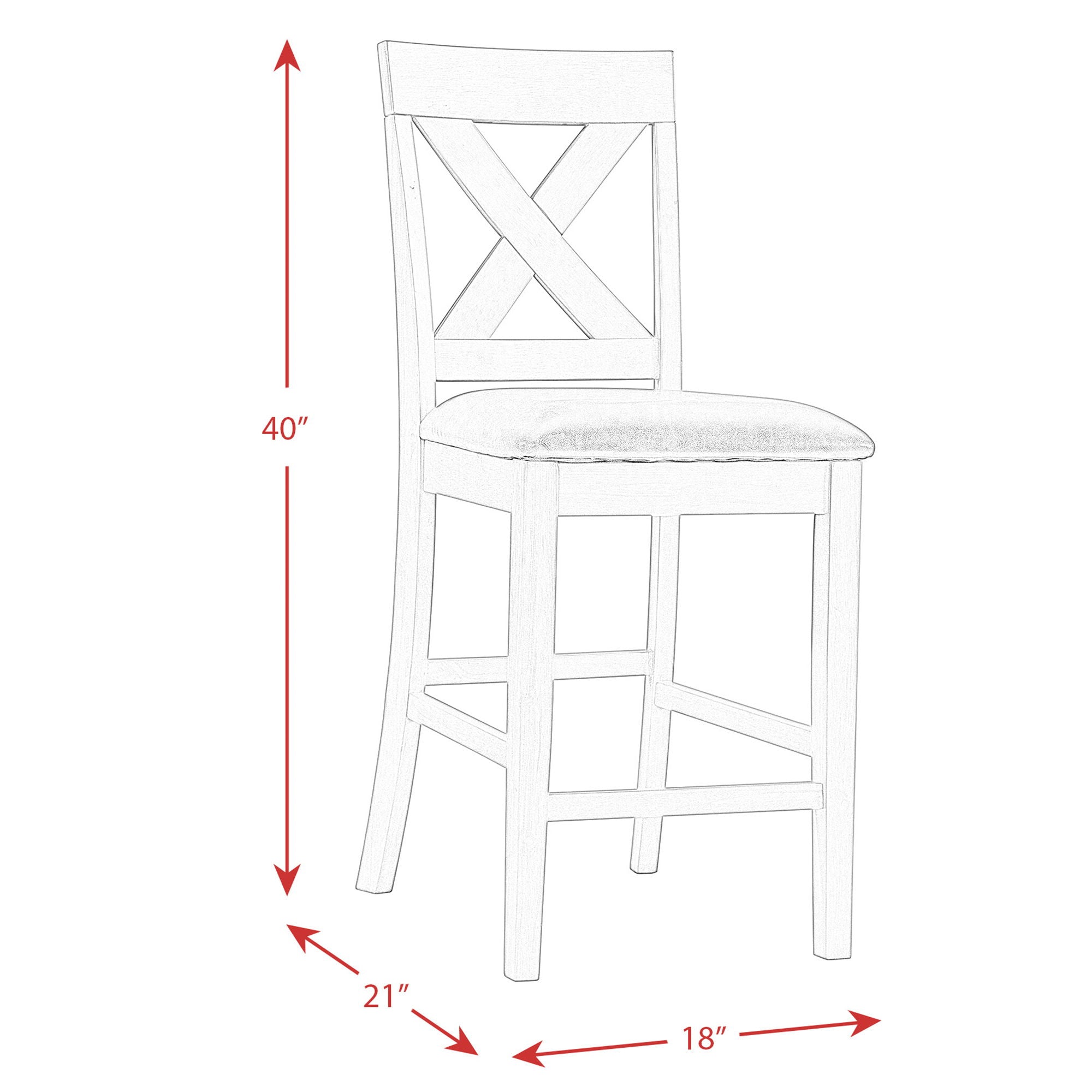 Alex - Counter Dining Set