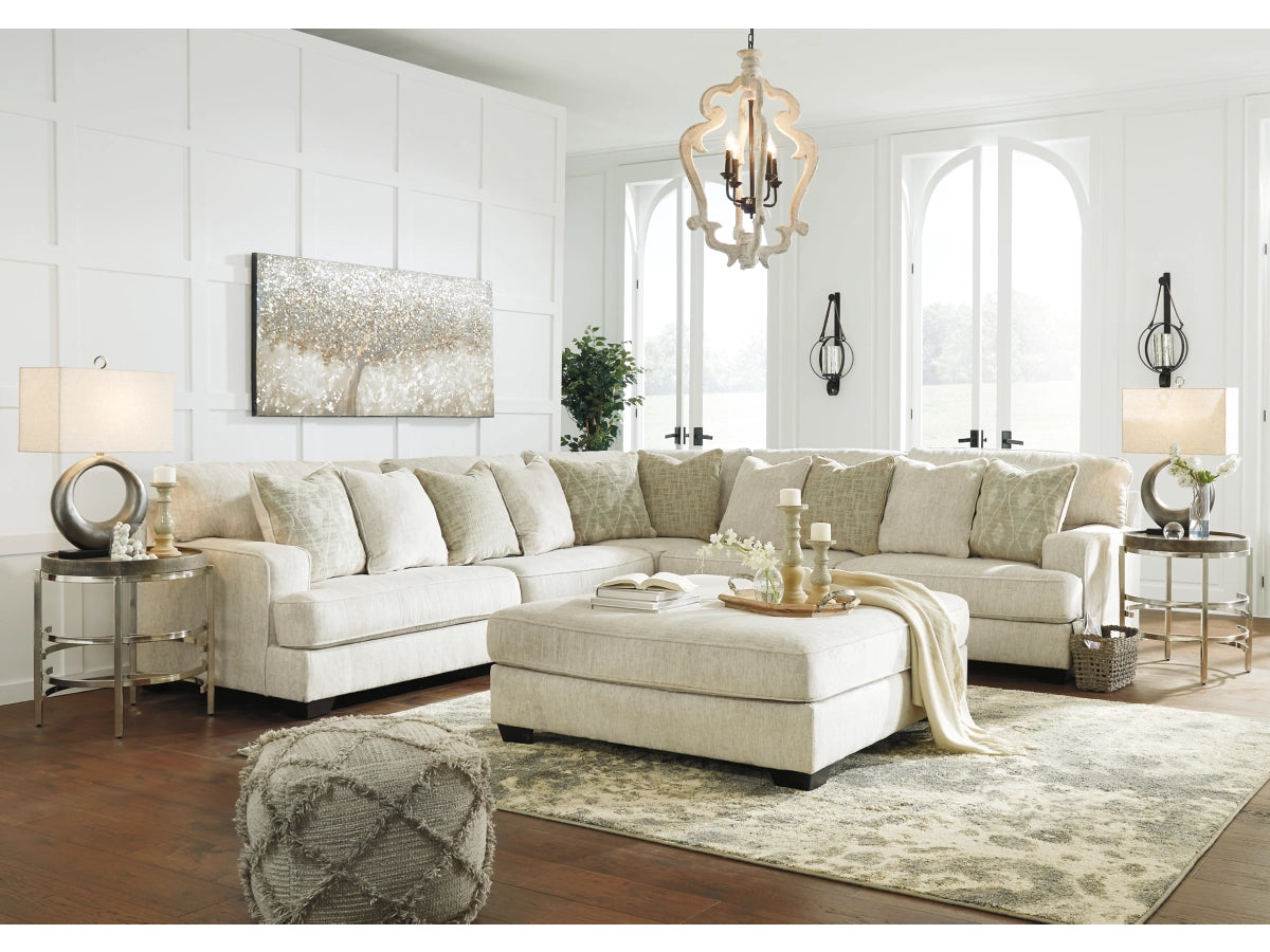 MEGA ASHLEY Rawcliffe 3-Piece Sectional with Ottoman