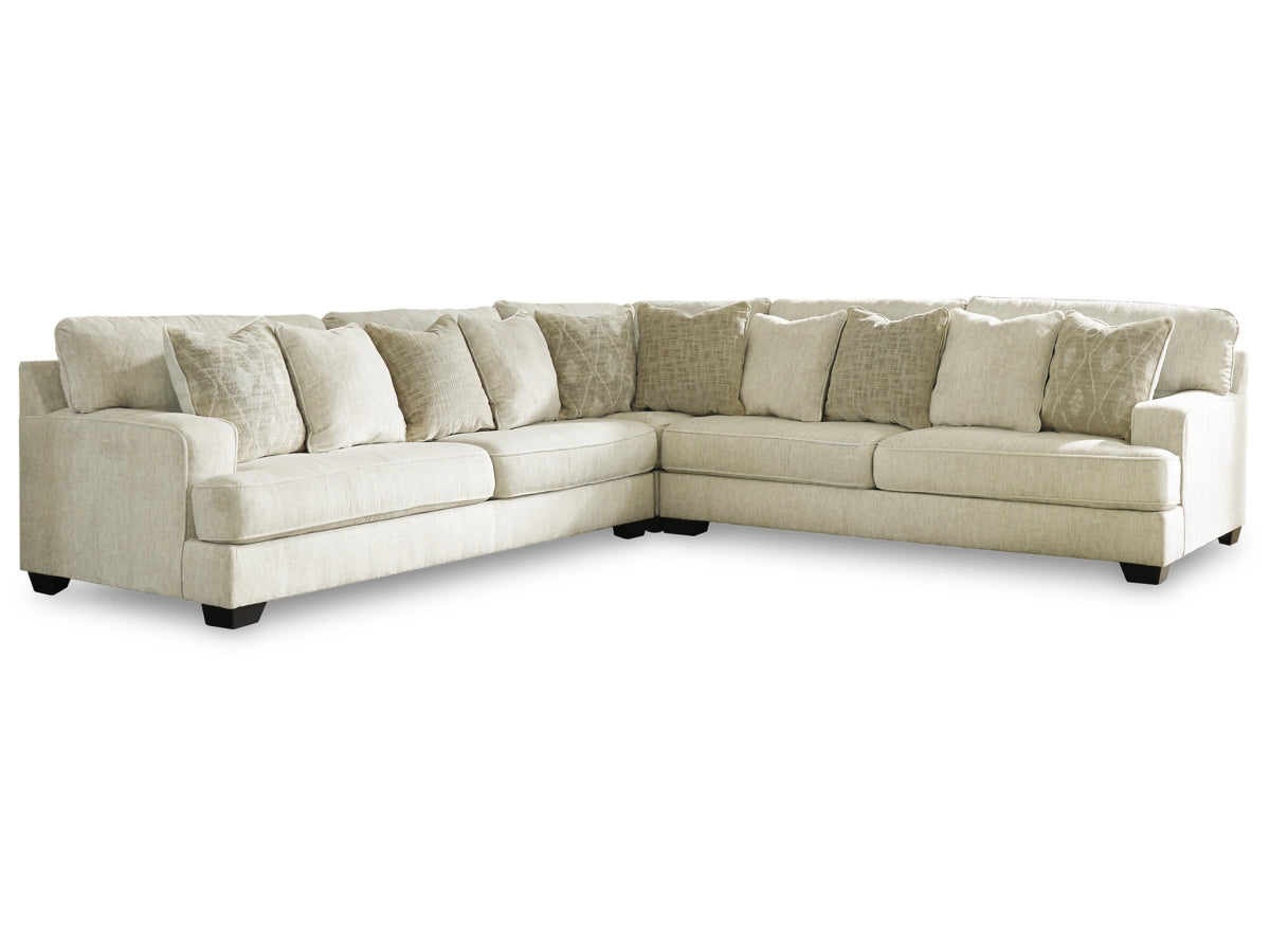 MEGA ASHLEY Rawcliffe 3-Piece Sectional with Ottoman