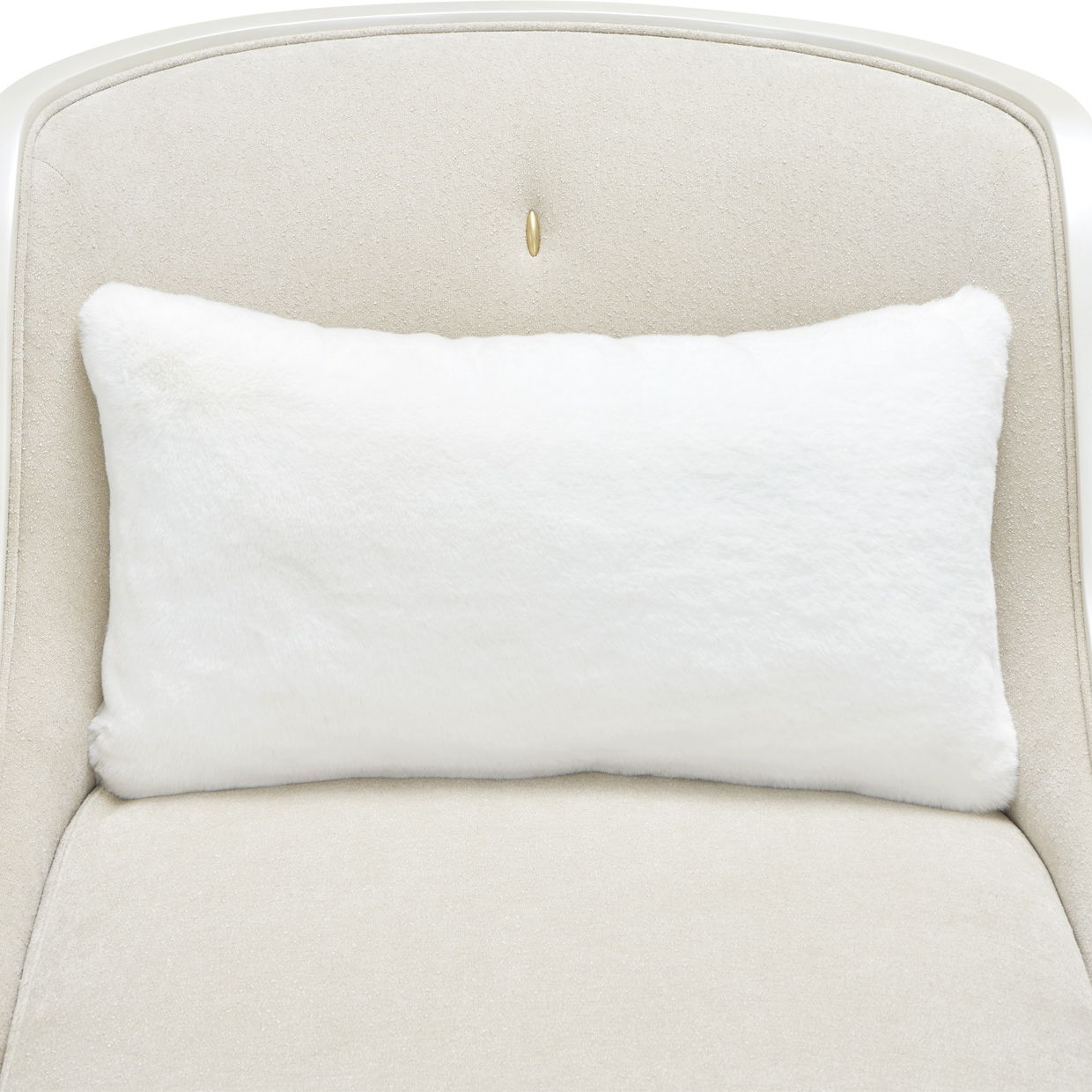 La Marisia - Chenille Chaise - Tranquil / Light Champagne