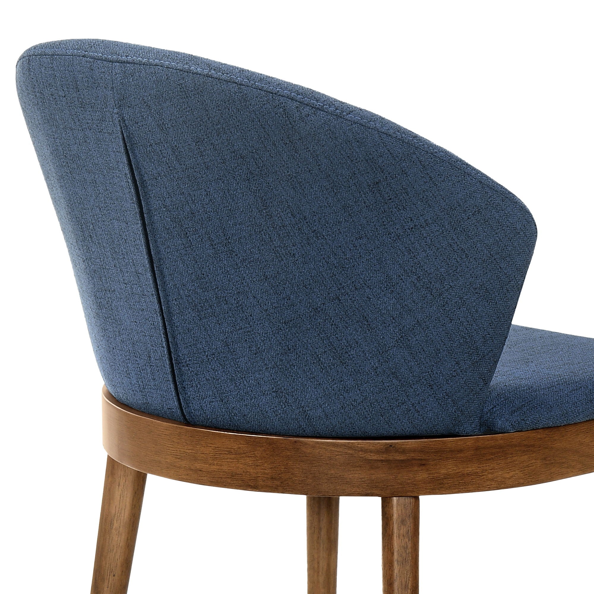 Juno - Dining Side Chairs (Set of 2) - Blue / Walnut