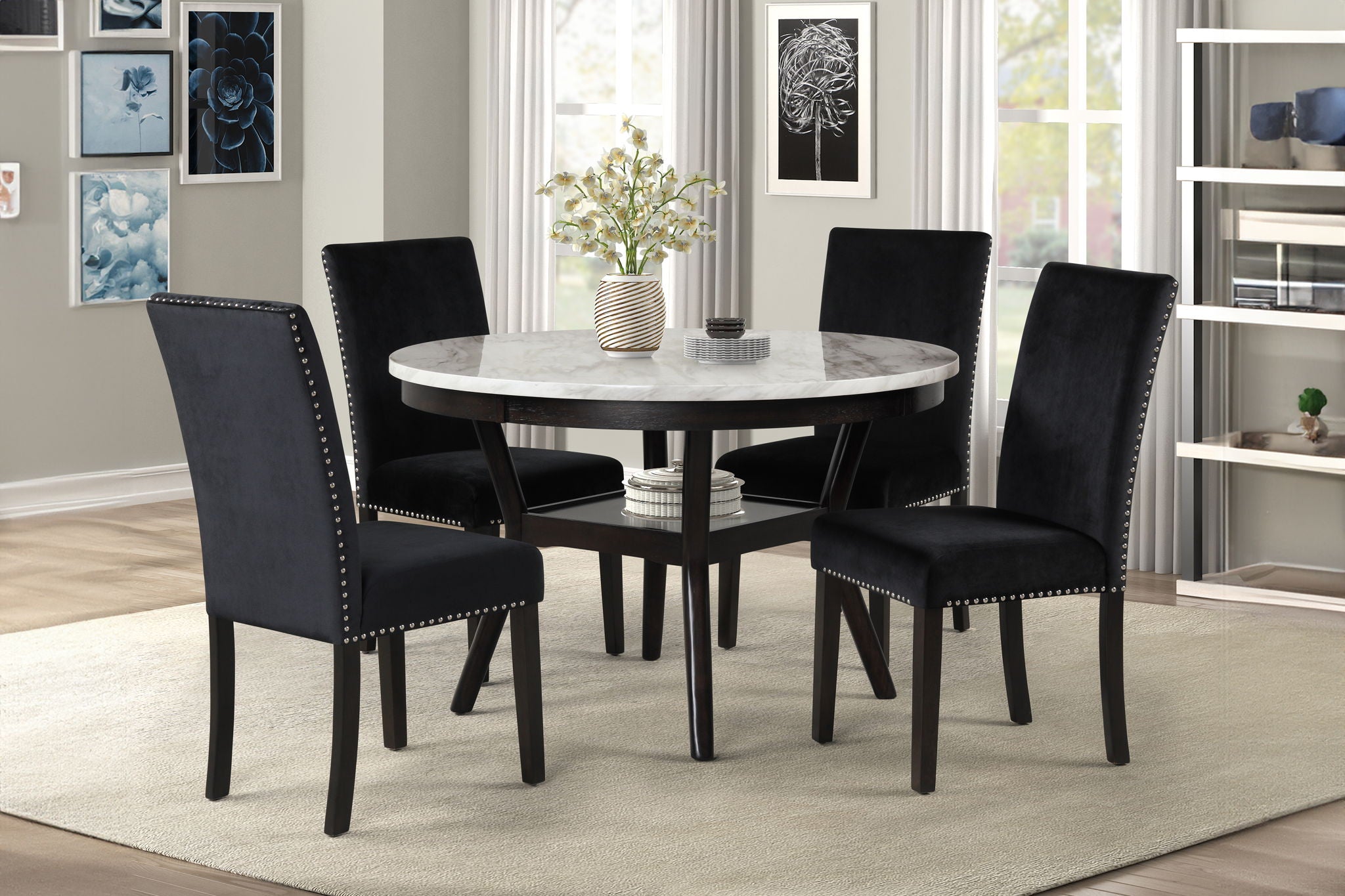 Celeste - Round Dining Table Set