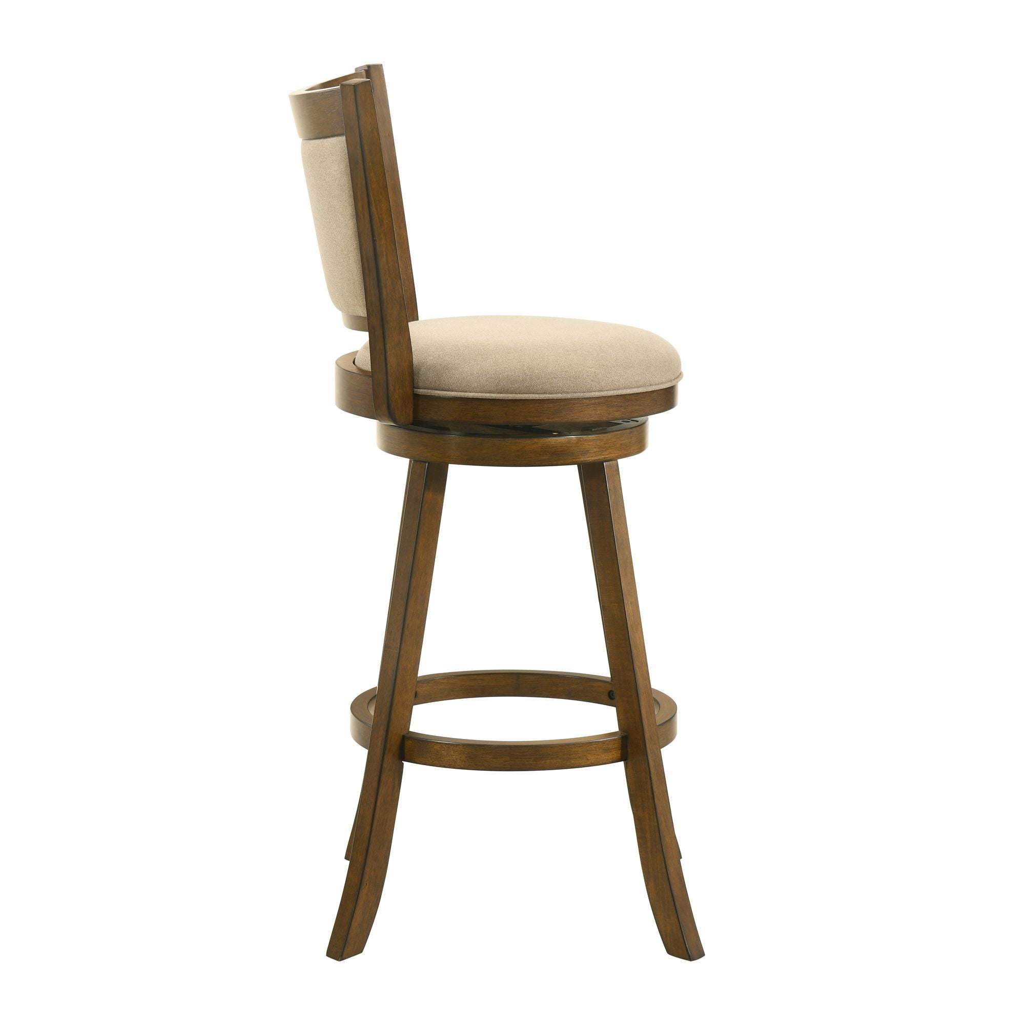 Aiden - Modern Farmhouse Swivel Wood Bar Height Kitchen Bar Stool