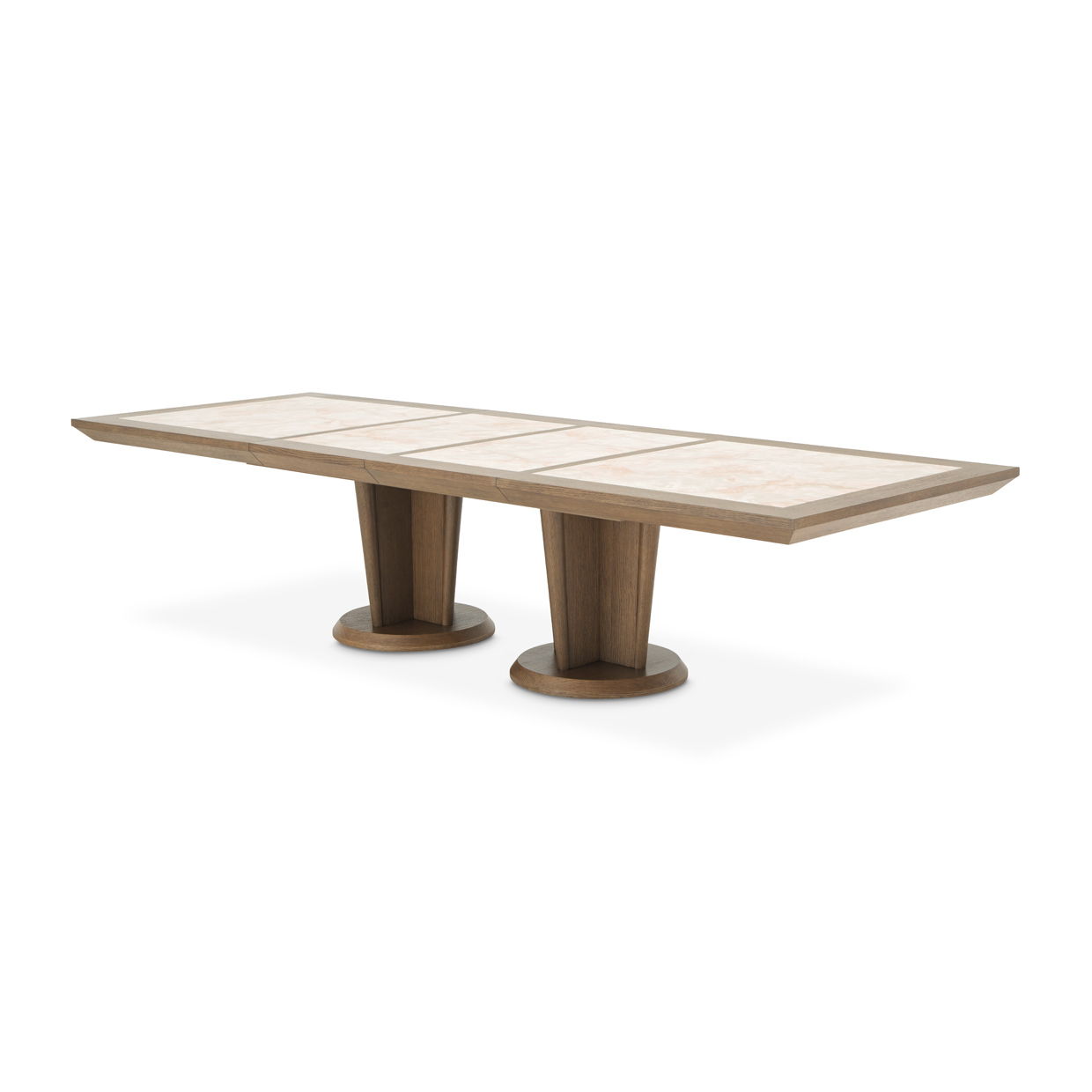 Portrait - Wide Rectangular Dining Table - Sienna Brown