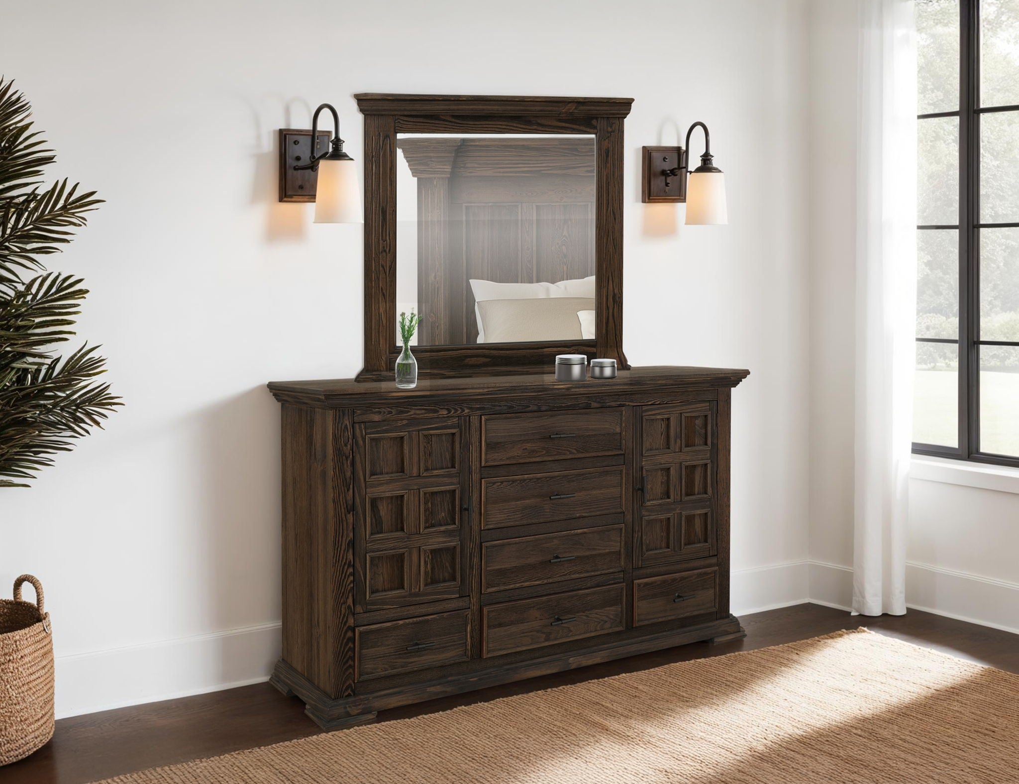 Desire - Mirror - Mahogany Brown