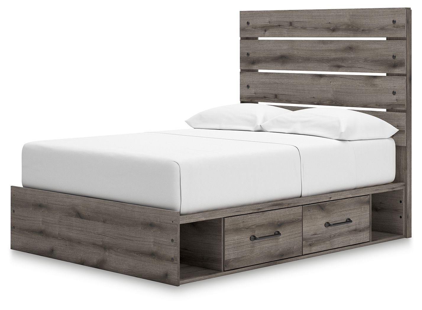 Graystorm - Panel Bed With Storage