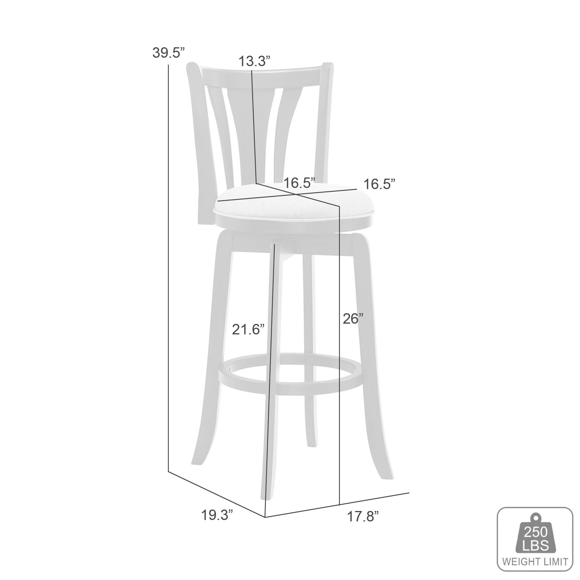 Elle - Swivel Counter Stool