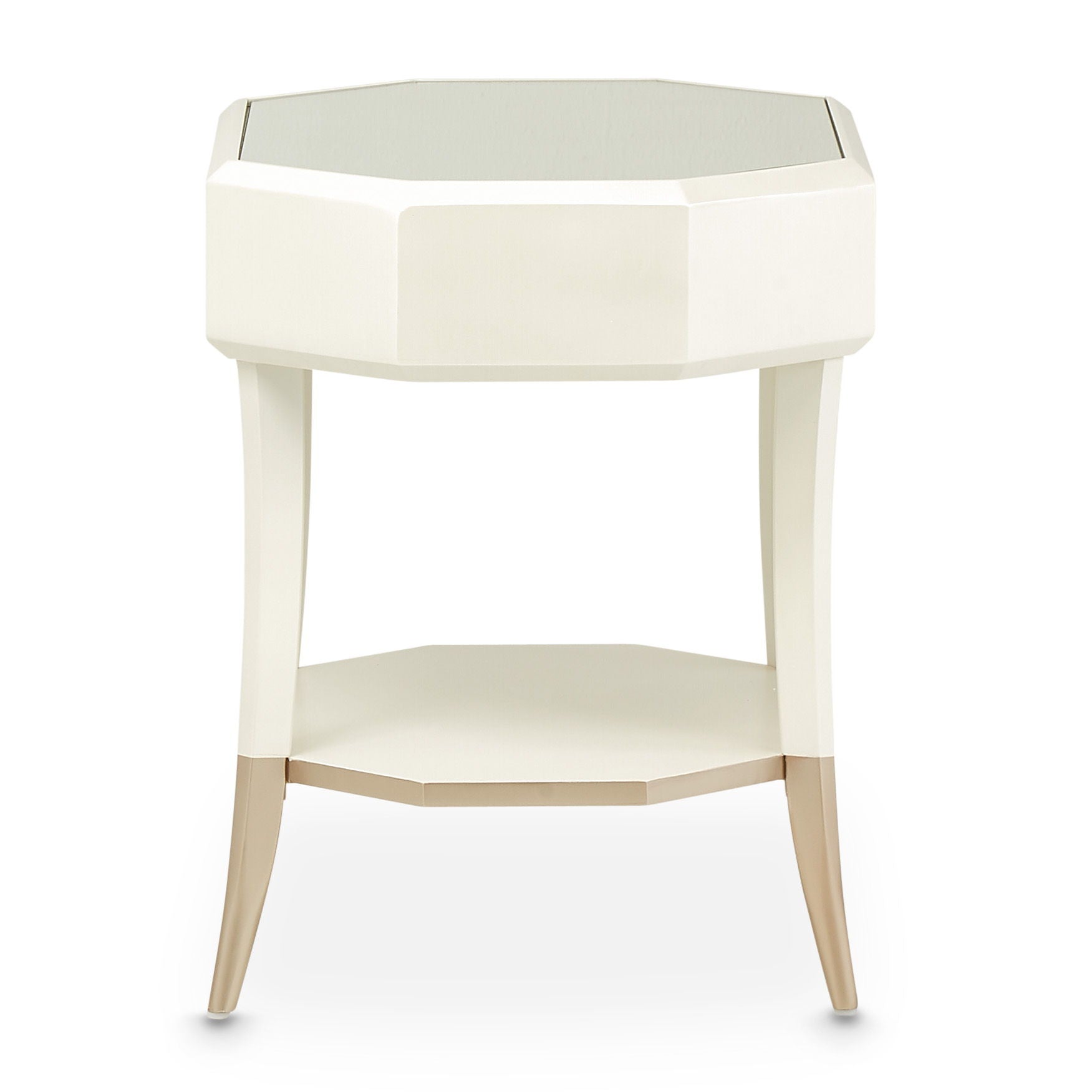 La Rachelle - Octagonal End Table - Champagne