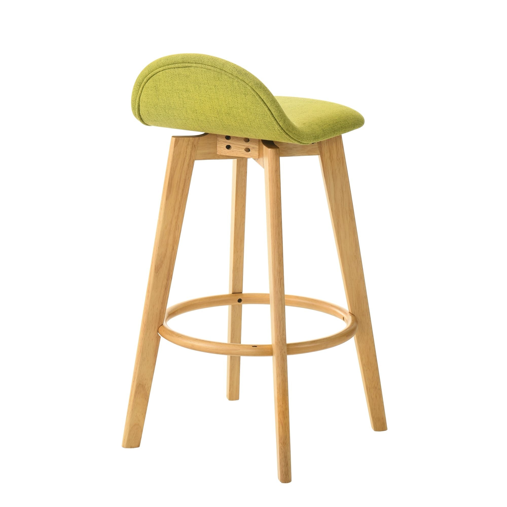 Vera - Upholstered Wood Counter Height Barstool