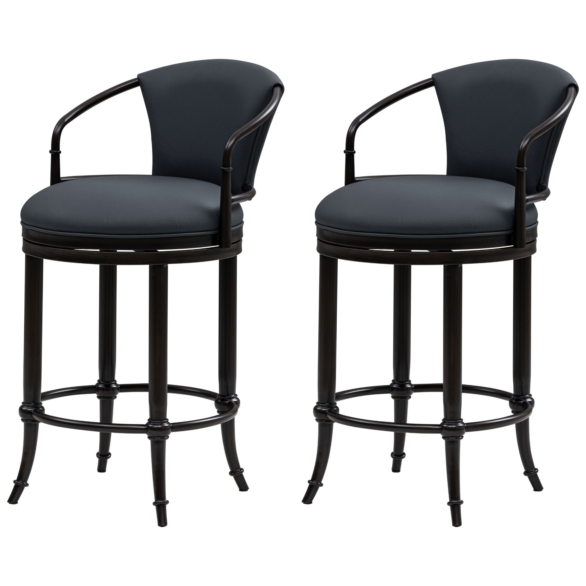 Otis - Upholstered Swivel Counter Height Barstool