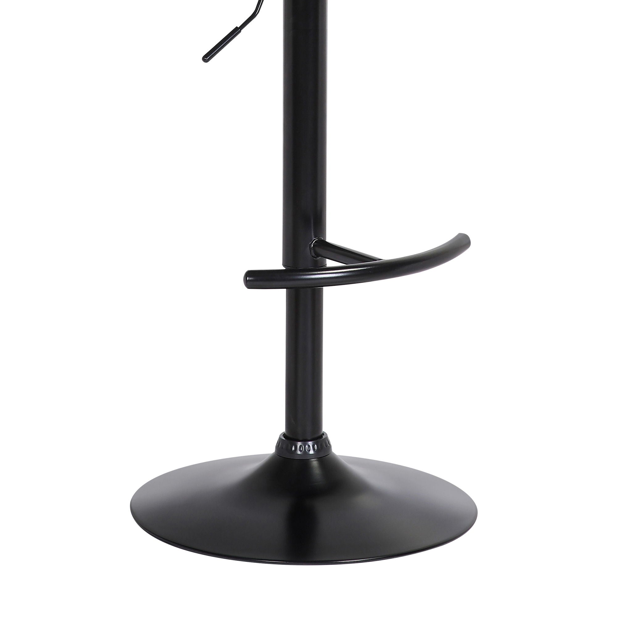 Larisa - Adjustable Black Bar Stool - Black / Golden Bronze