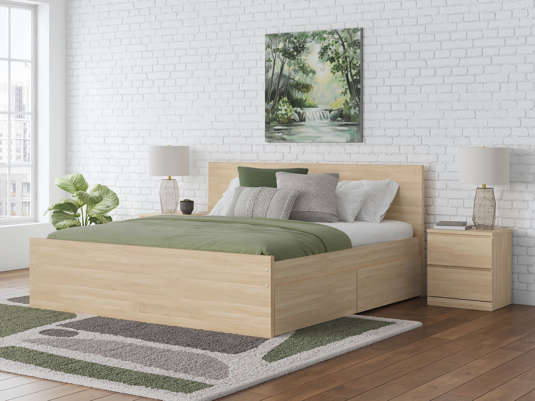 Onita - Panel Platform Bed