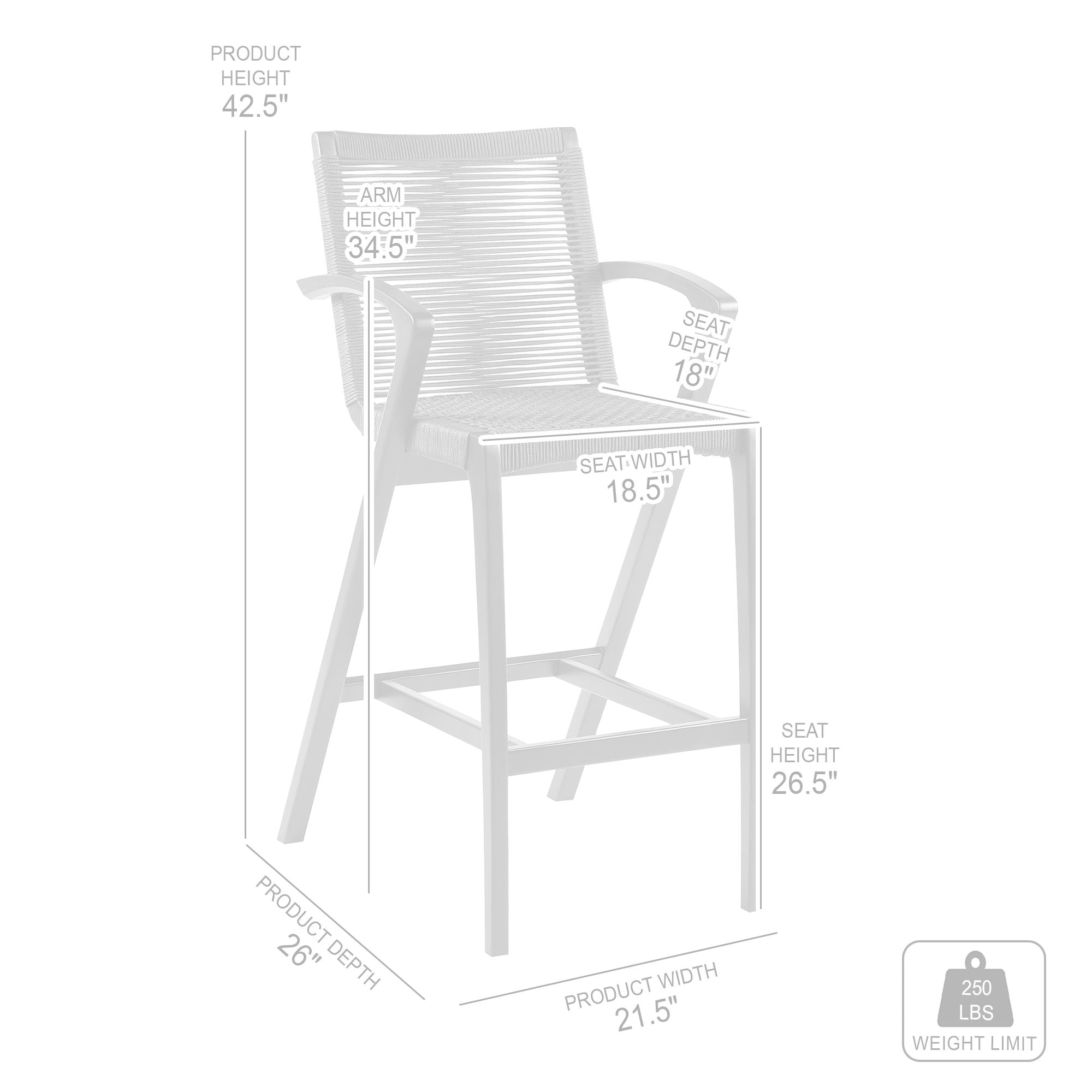 Brielle - Counter Height Stool - Light Eucalyptus / Charcoal
