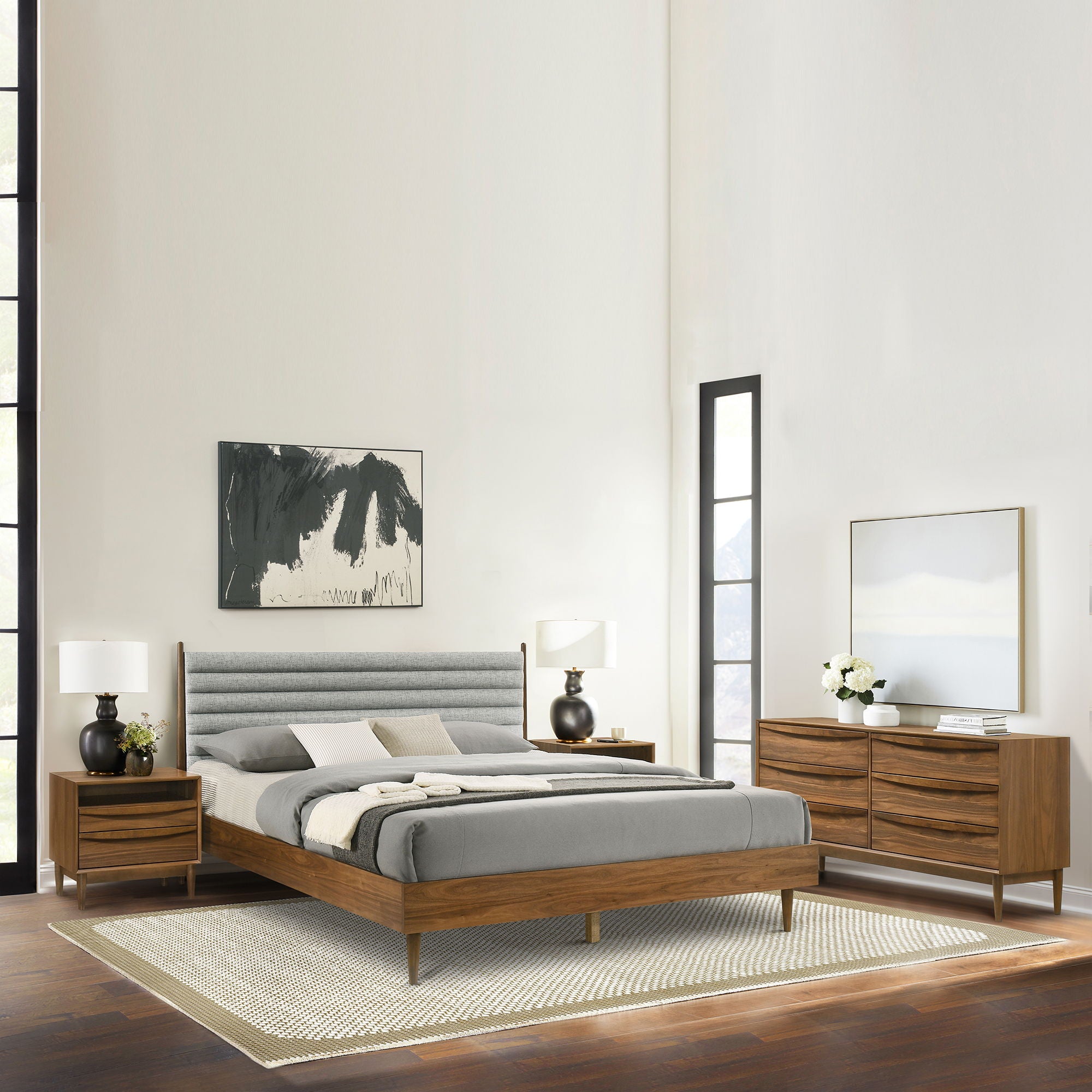 Artemio - Platform Wood Bed Frame