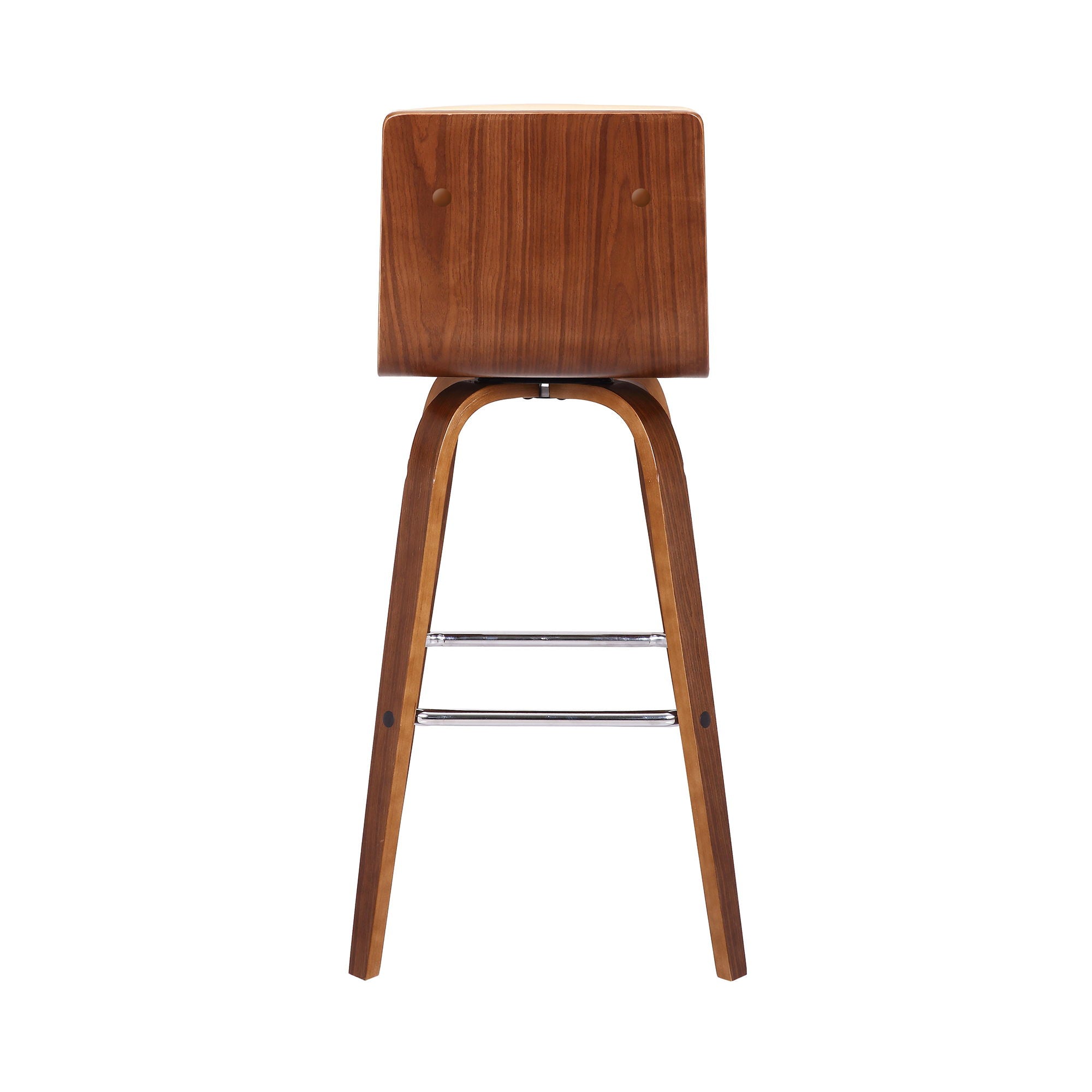 Vienna - 30" Swivel Bar Stool - Walnut Wood