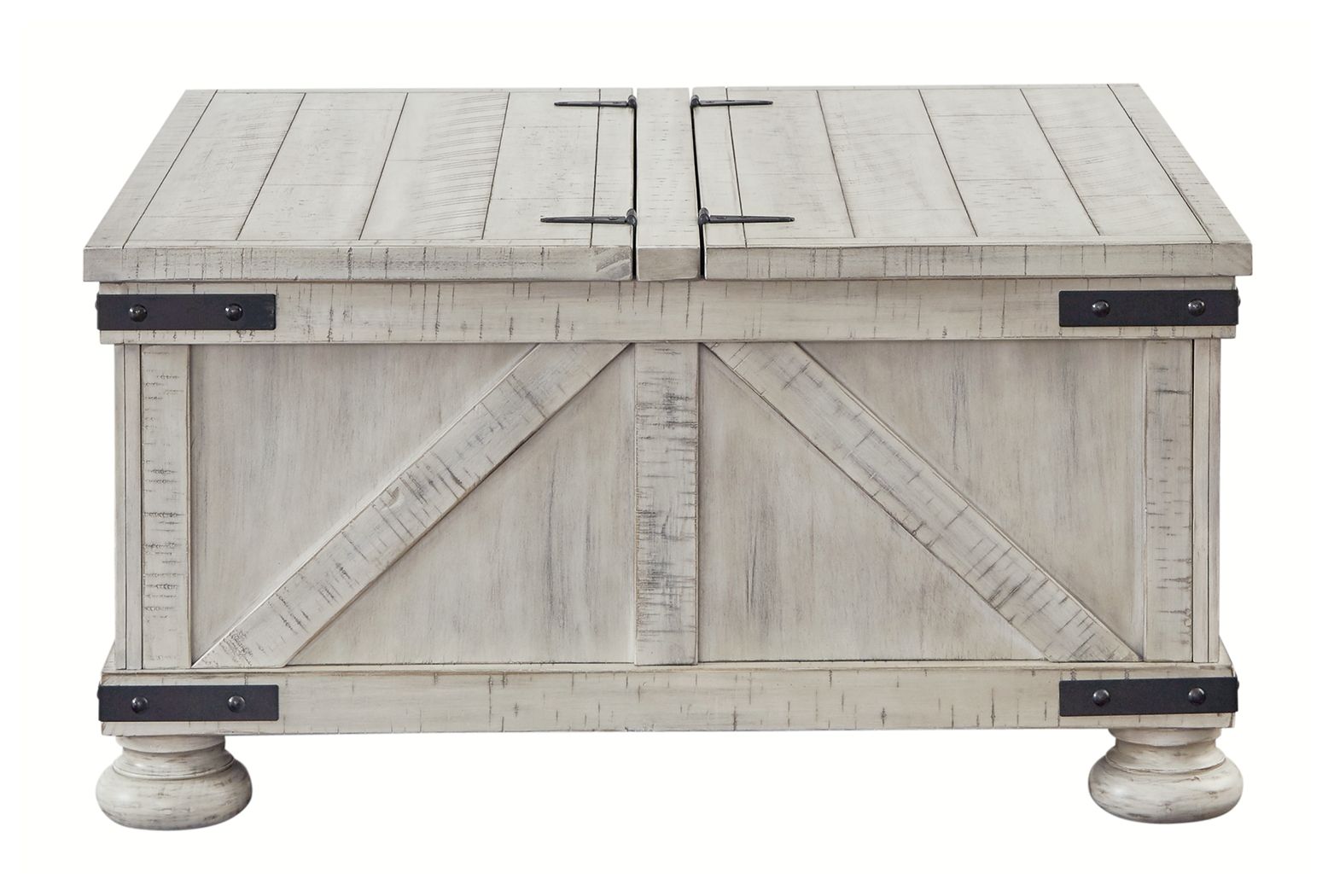 Carynhurst - Cocktail Table with Storage - Whitewash