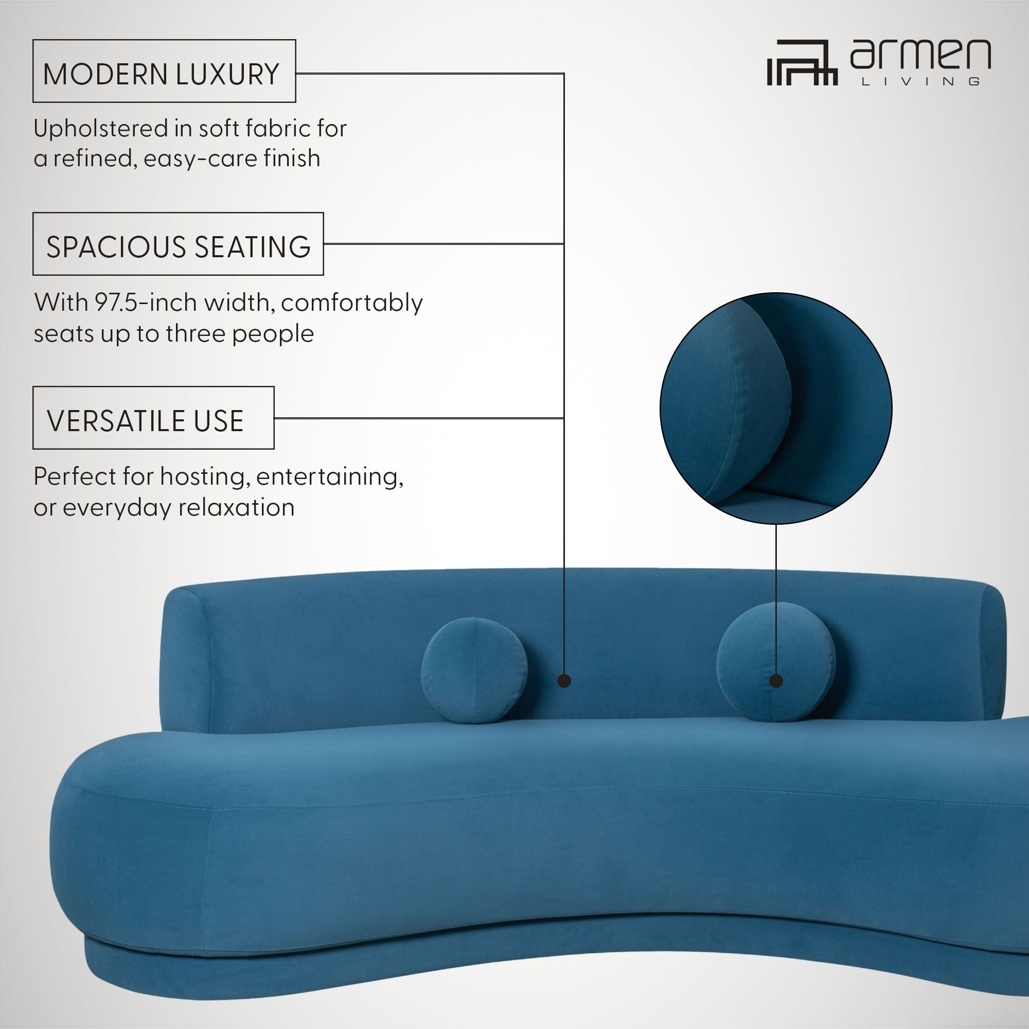 Oakland - 3-Seater Sofa