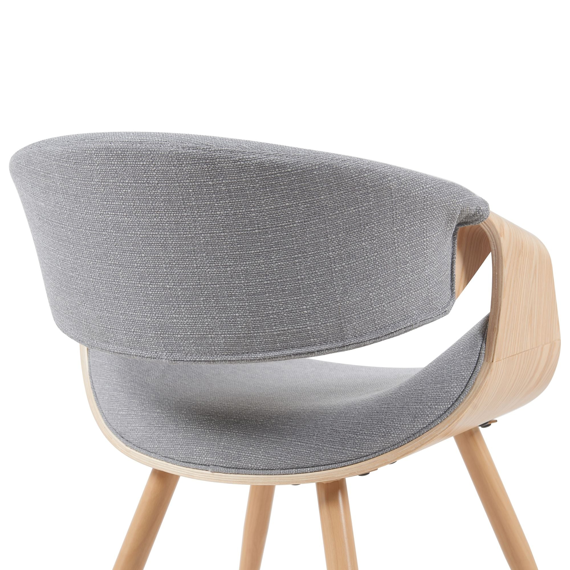 Butterfly - Upholstered Dining Chair - Brown Oak