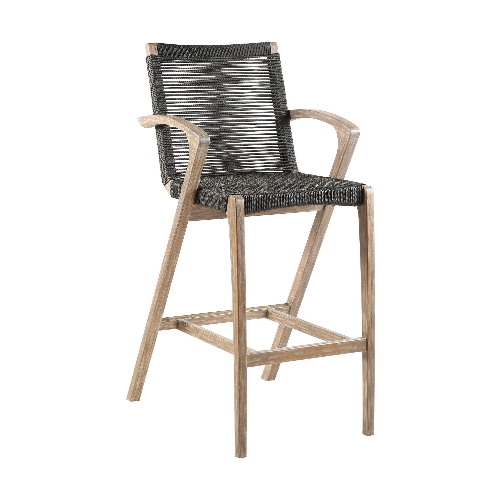 Brielle - Counter Height Stool - Light Eucalyptus / Charcoal