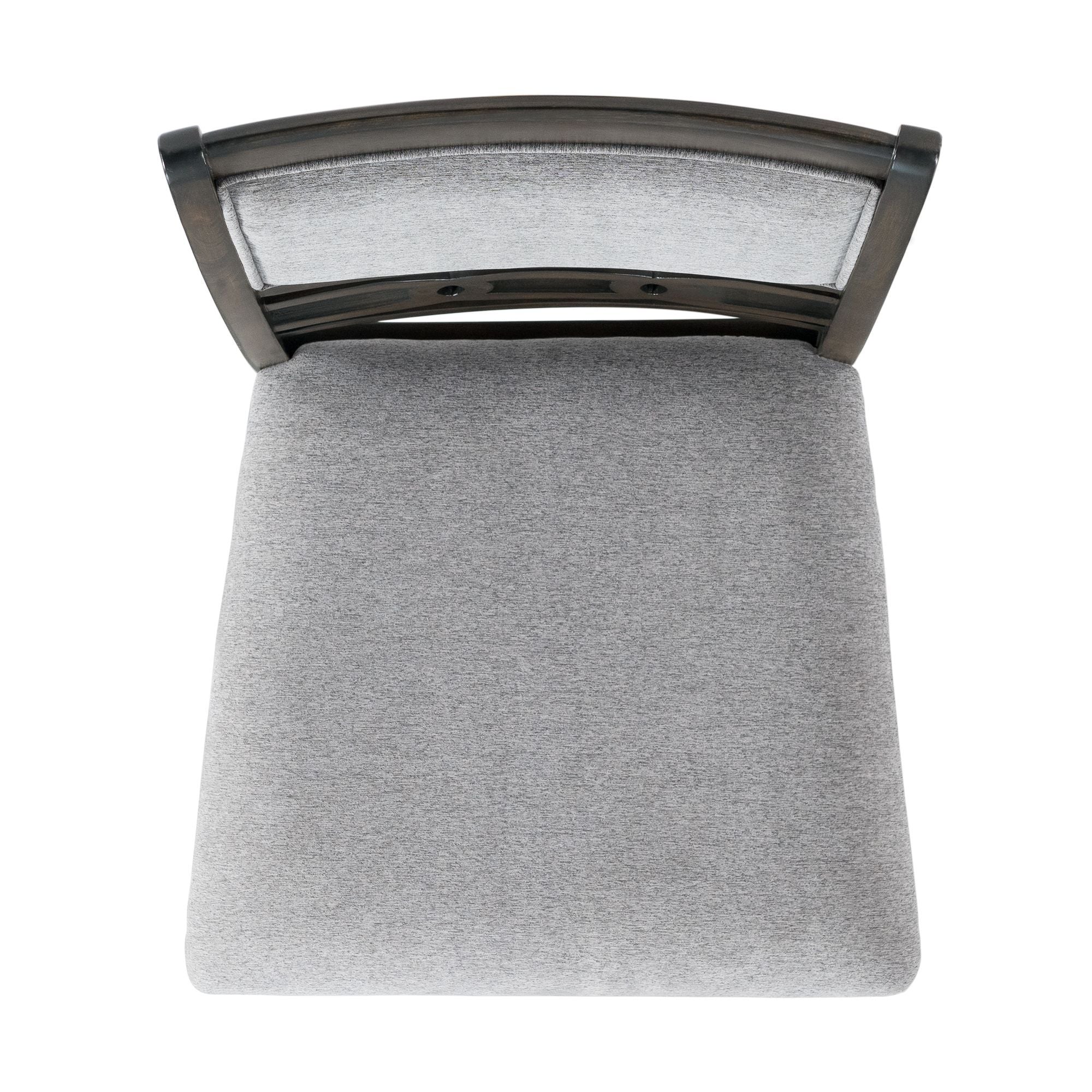 Amherst - Dining Side Chair With Fabric Cushion Side Stretcher (Set of 2) - Gray Finish